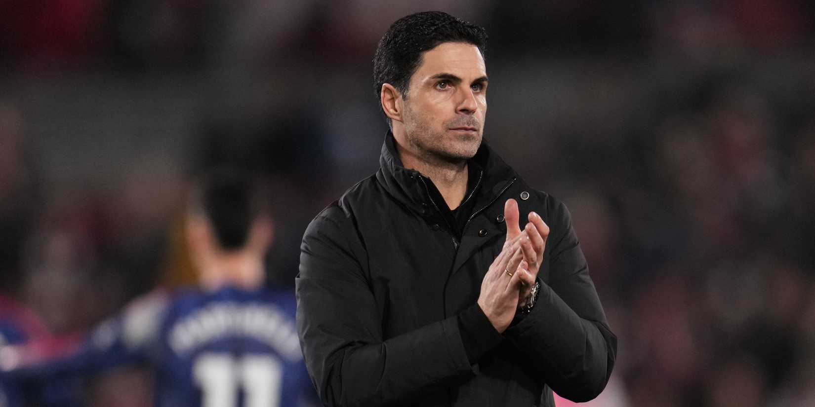 Mikel Arteta manager of Arsenal during the Premier League match Brentford vs Arsenal