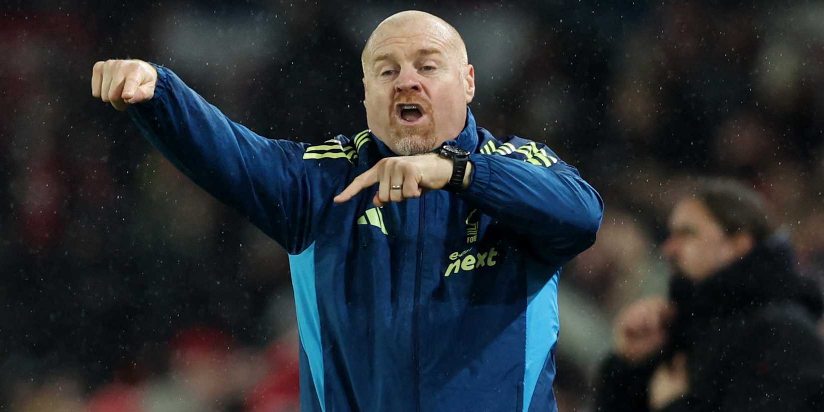 Nottingham Forest manager Sean Dyche during first game