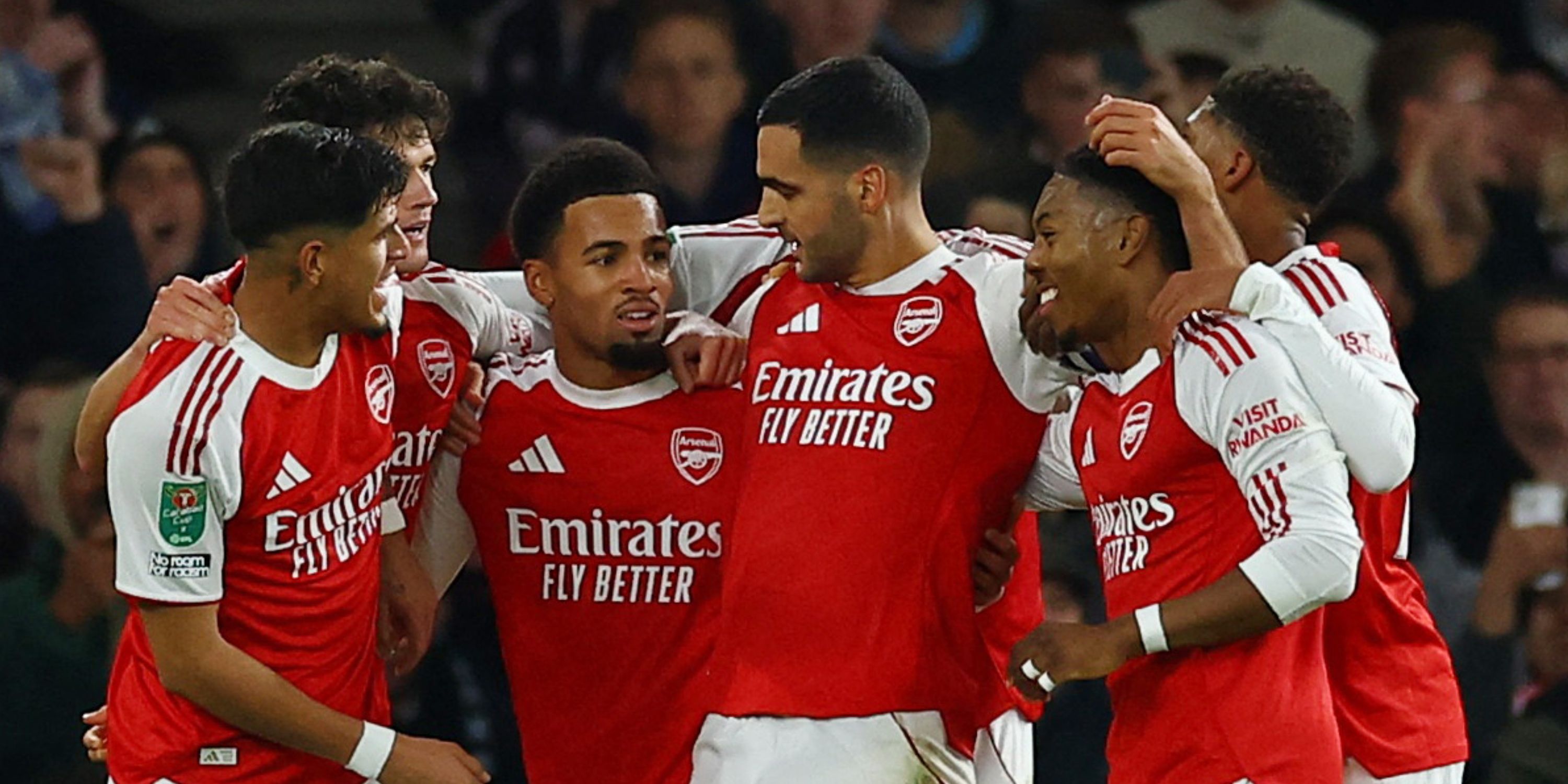 Nwaneri Hincapie Merino Lewis Skelly Arsenal