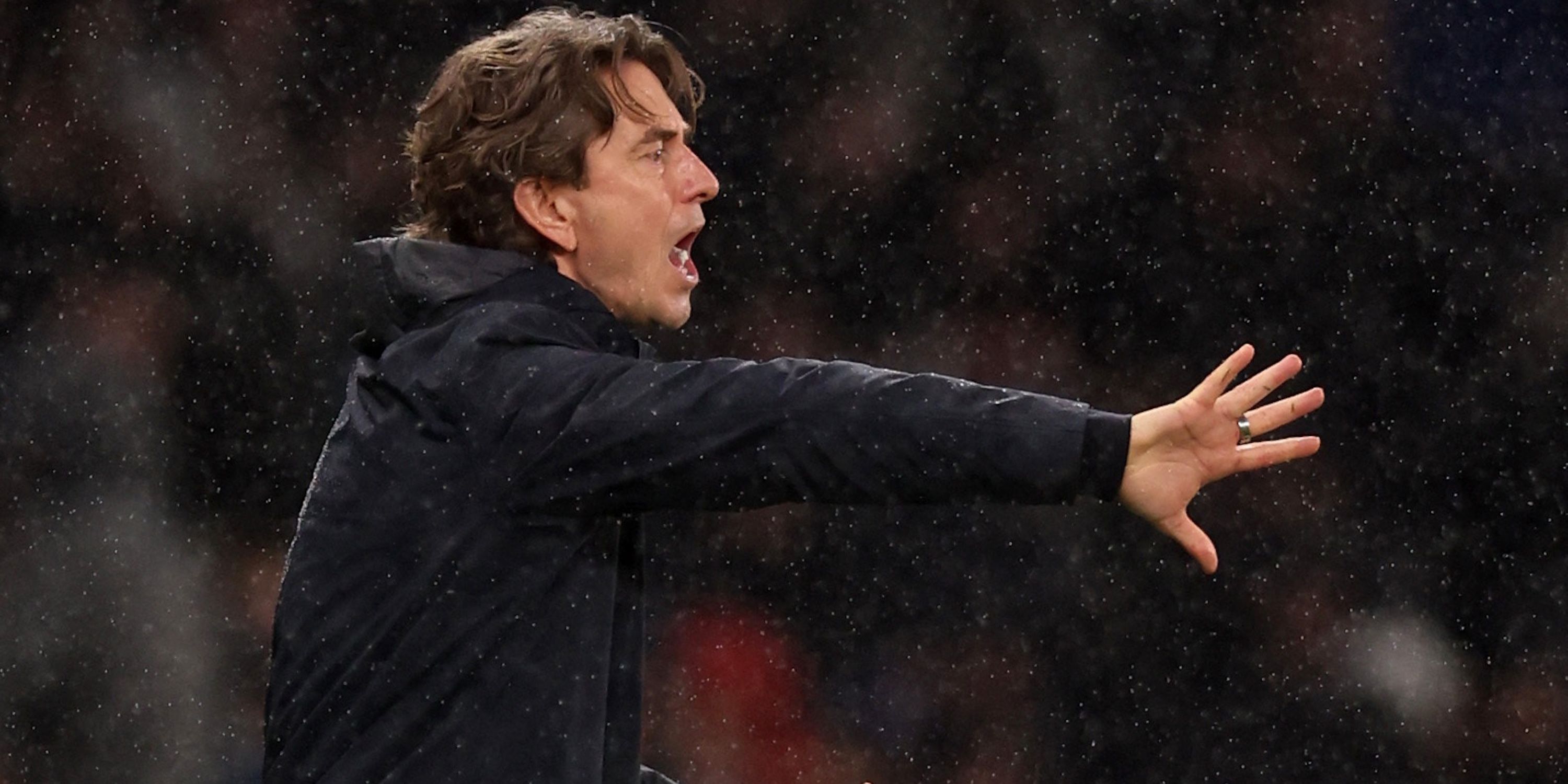 A reação do técnico do Tottenham Hotspur, Thomas Frank - 1