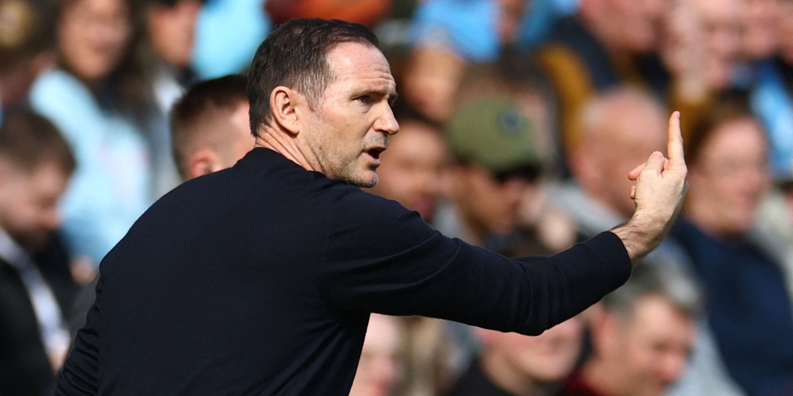 Manajer Coventry City Frank Lampard selama pertandingan-1