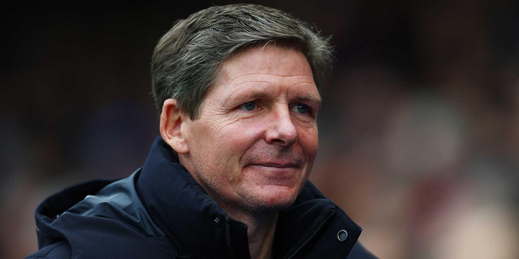 Crystal Palace manager Oliver Glasner before the match 