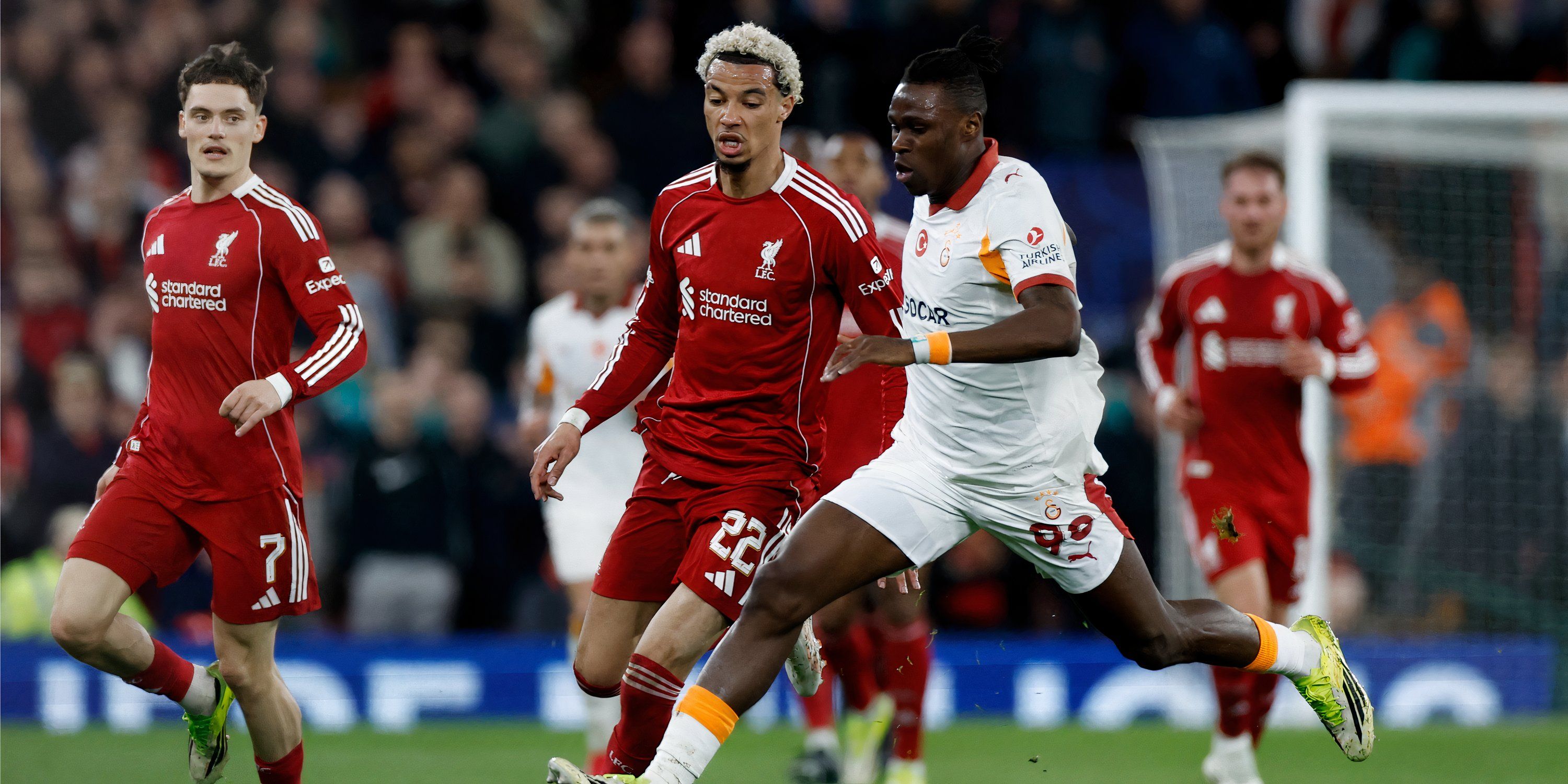 Liverpool's Hugo Ekitike and Florian Wirtz