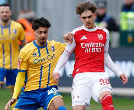 Max-Dowman-Arsenal-Mansfield