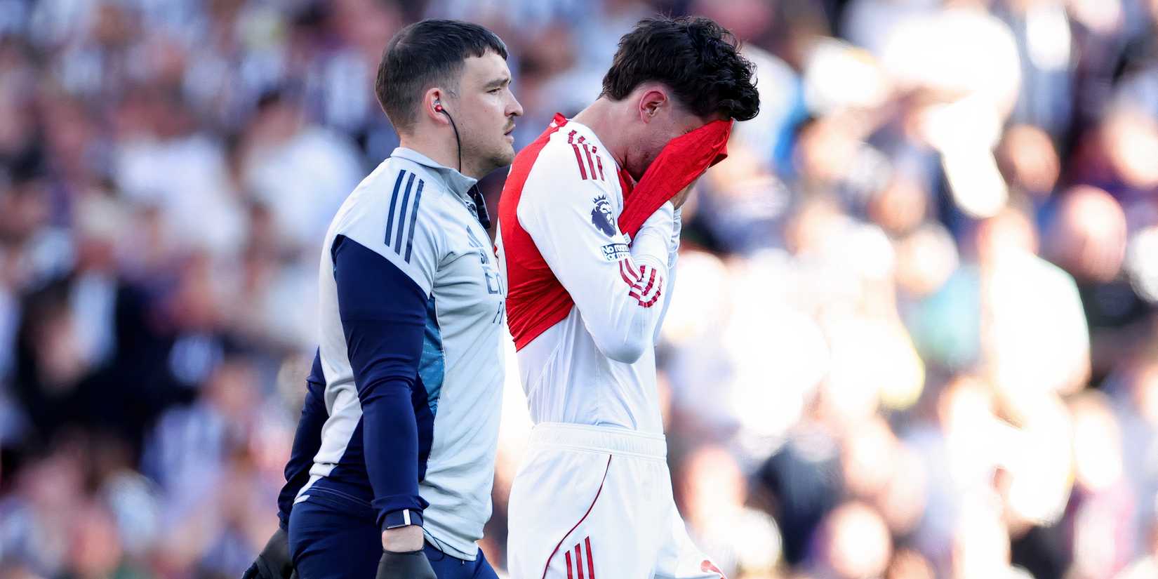 Arsenal striker Kai Havertz goes off injured