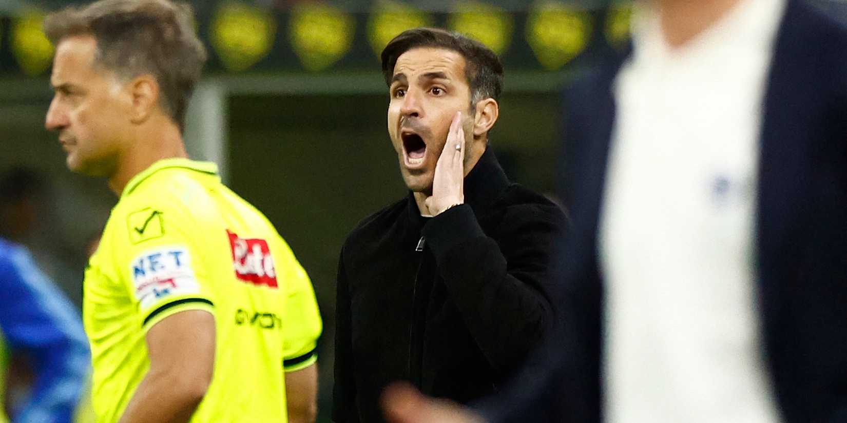 Como coach Cesc Fabregas