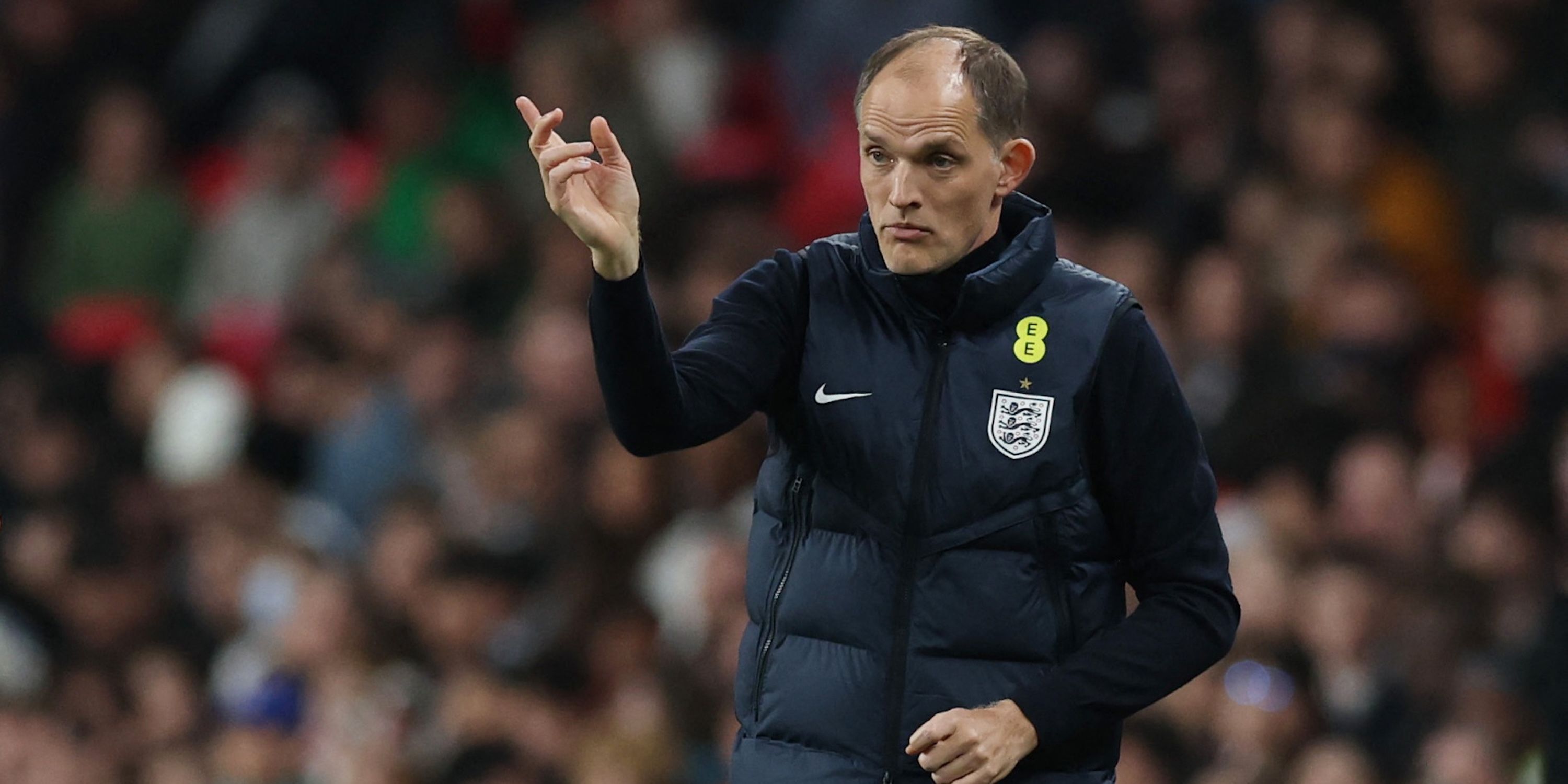 England manager Thomas Tuchel reacts