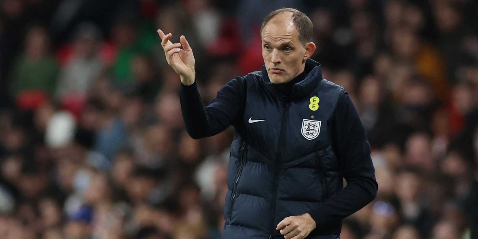 O técnico inglês Thomas Tuchel reage