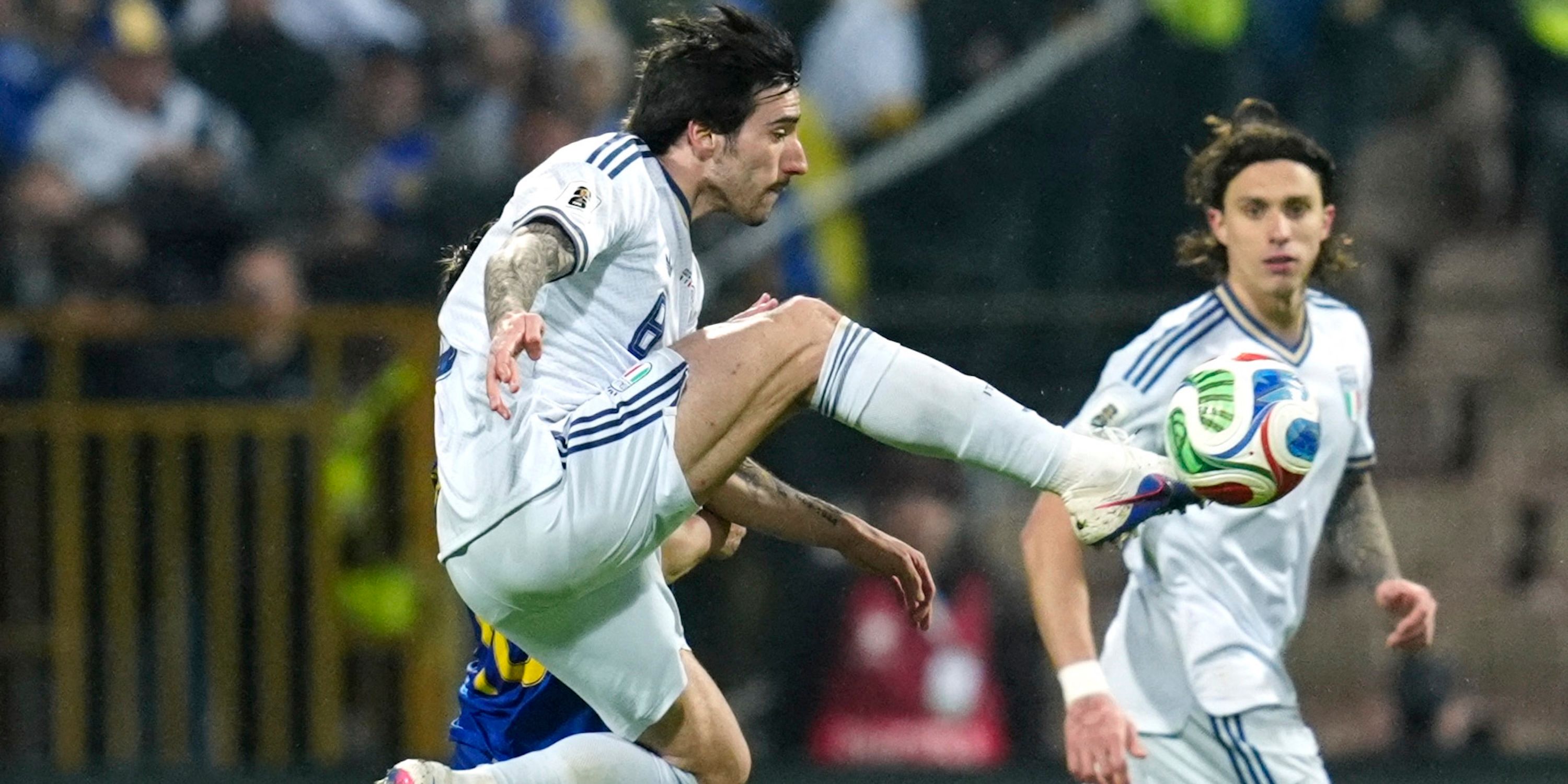 Sandro Tonali, da Itália, em ação