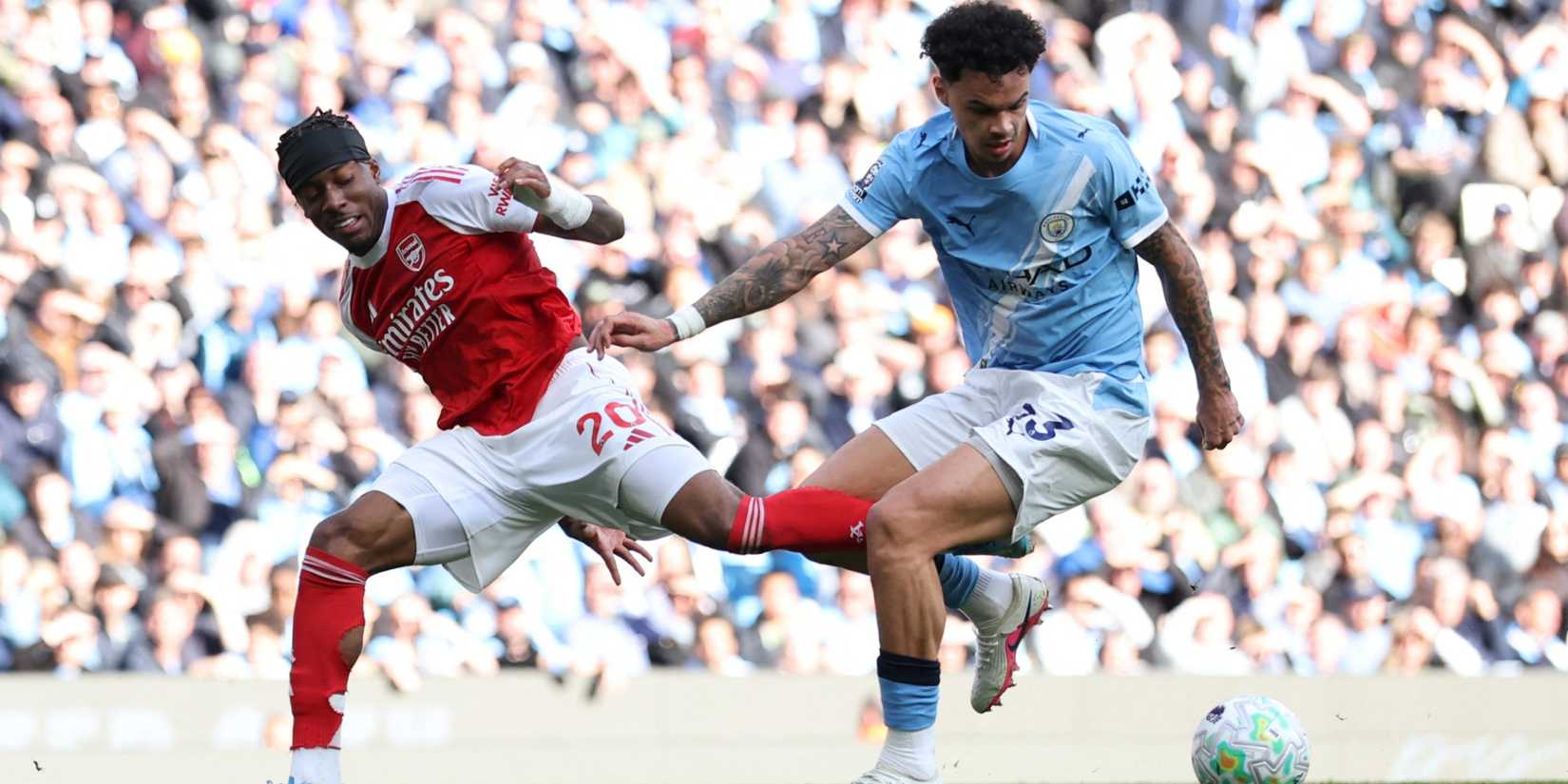 Madueke-O'Reilly-Man-City-Arsenal
