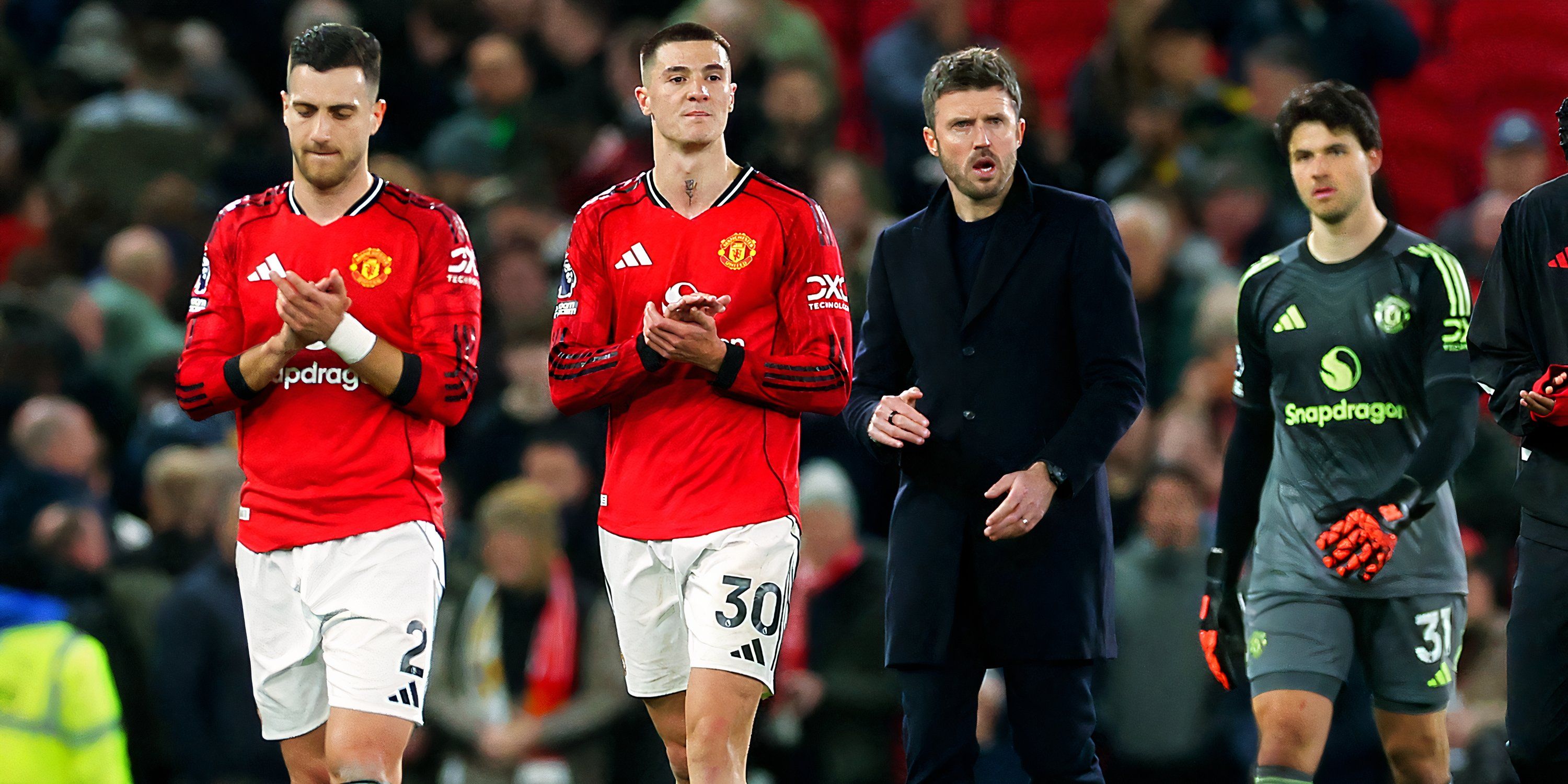 Man United following the defeat by Leeds