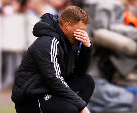 Newcastle manager Eddie Howe