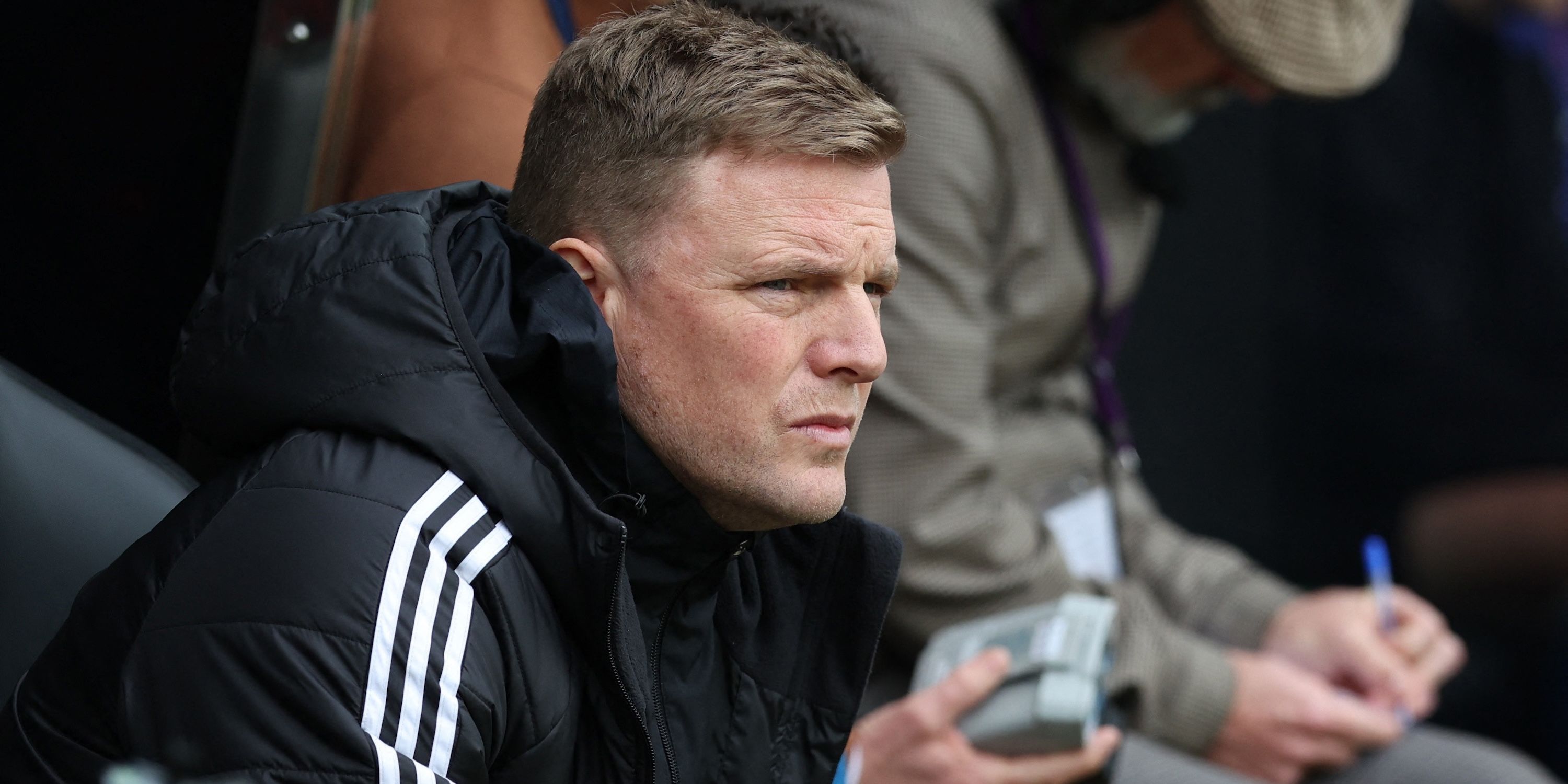 Newcastle United manager Eddie Howe before the start of the match