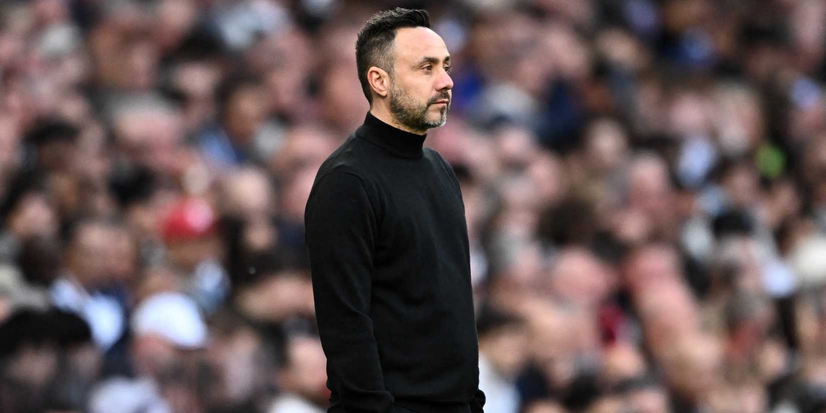 Tottenham Hotspur coach Roberto De Zerbi 