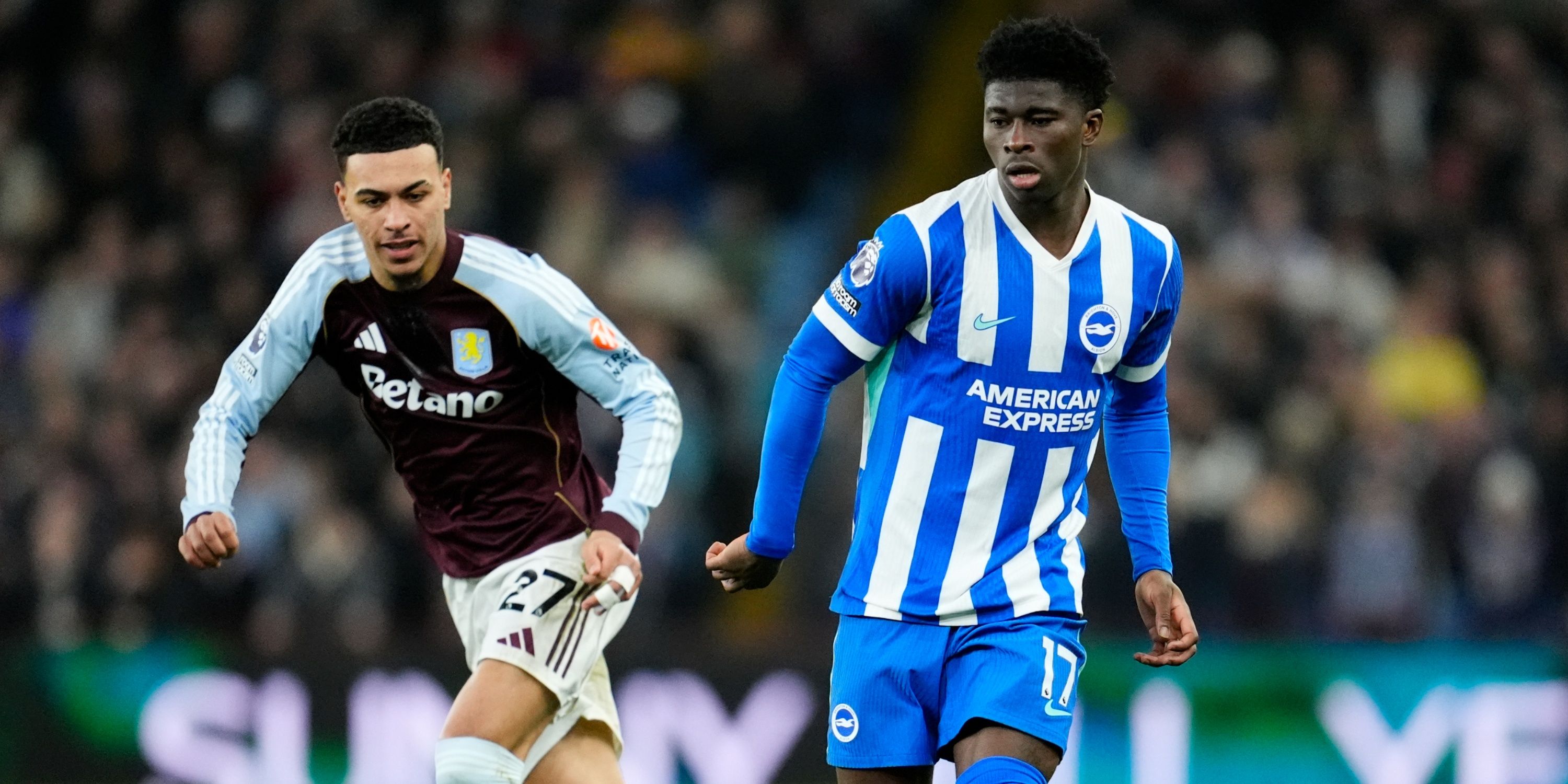 Baleba-Morgan-Rogers-Brighton-Aston-Villa