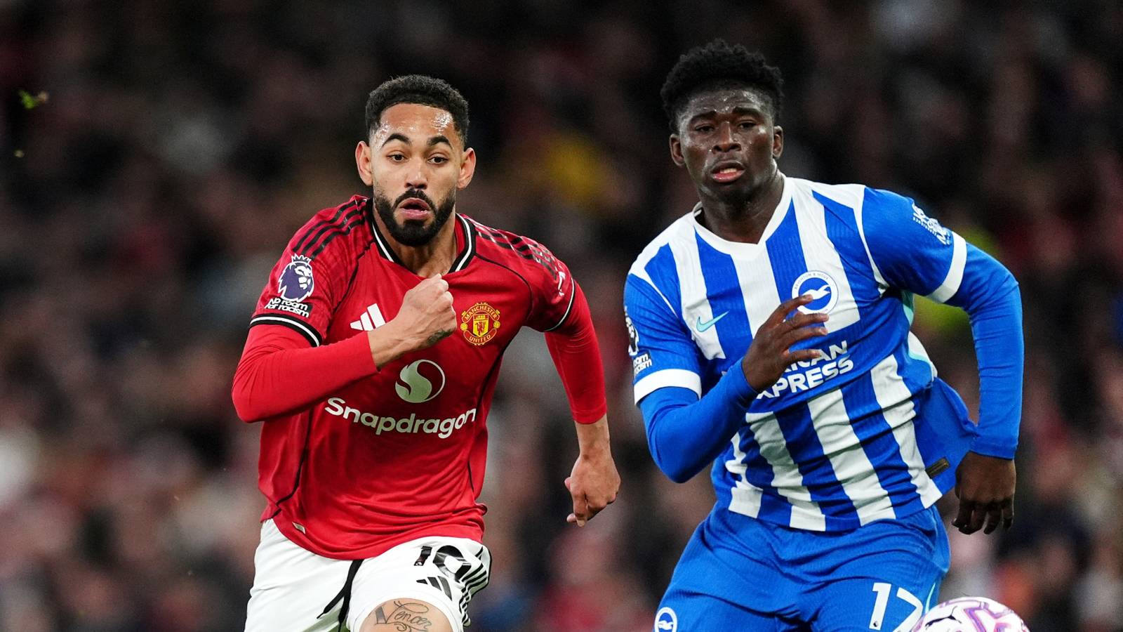 He wipes the floor with Baleba: Man Utd hold talks to sign £70m midfielder