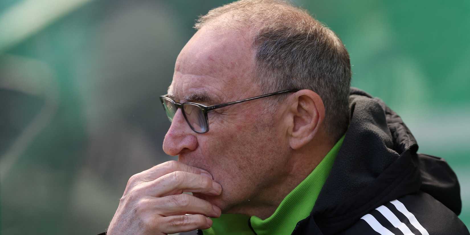 Celtic manager Martin O'Neill before the match