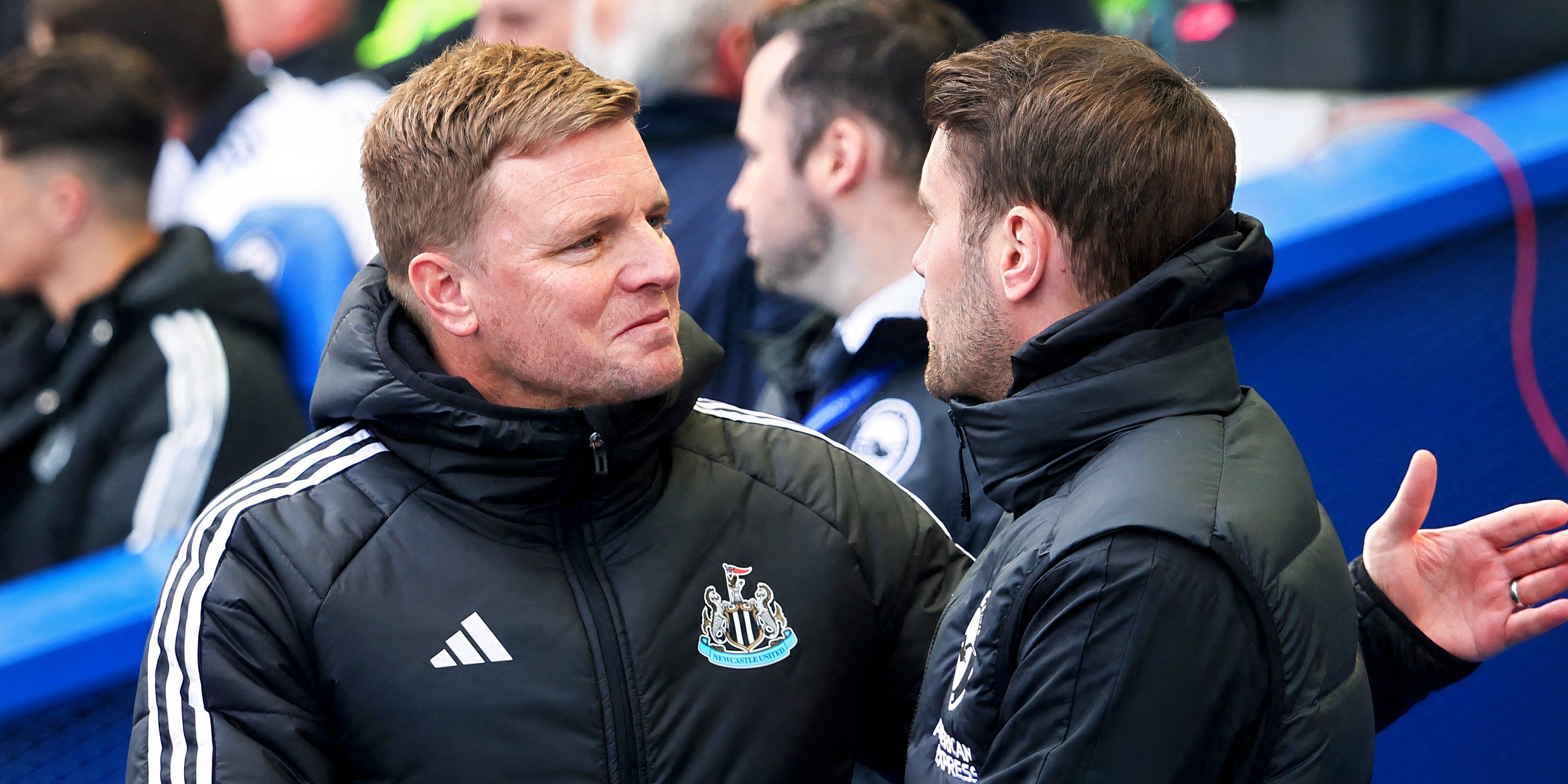 eddie-howe-fabian-hurzeler-newcastle-brighton