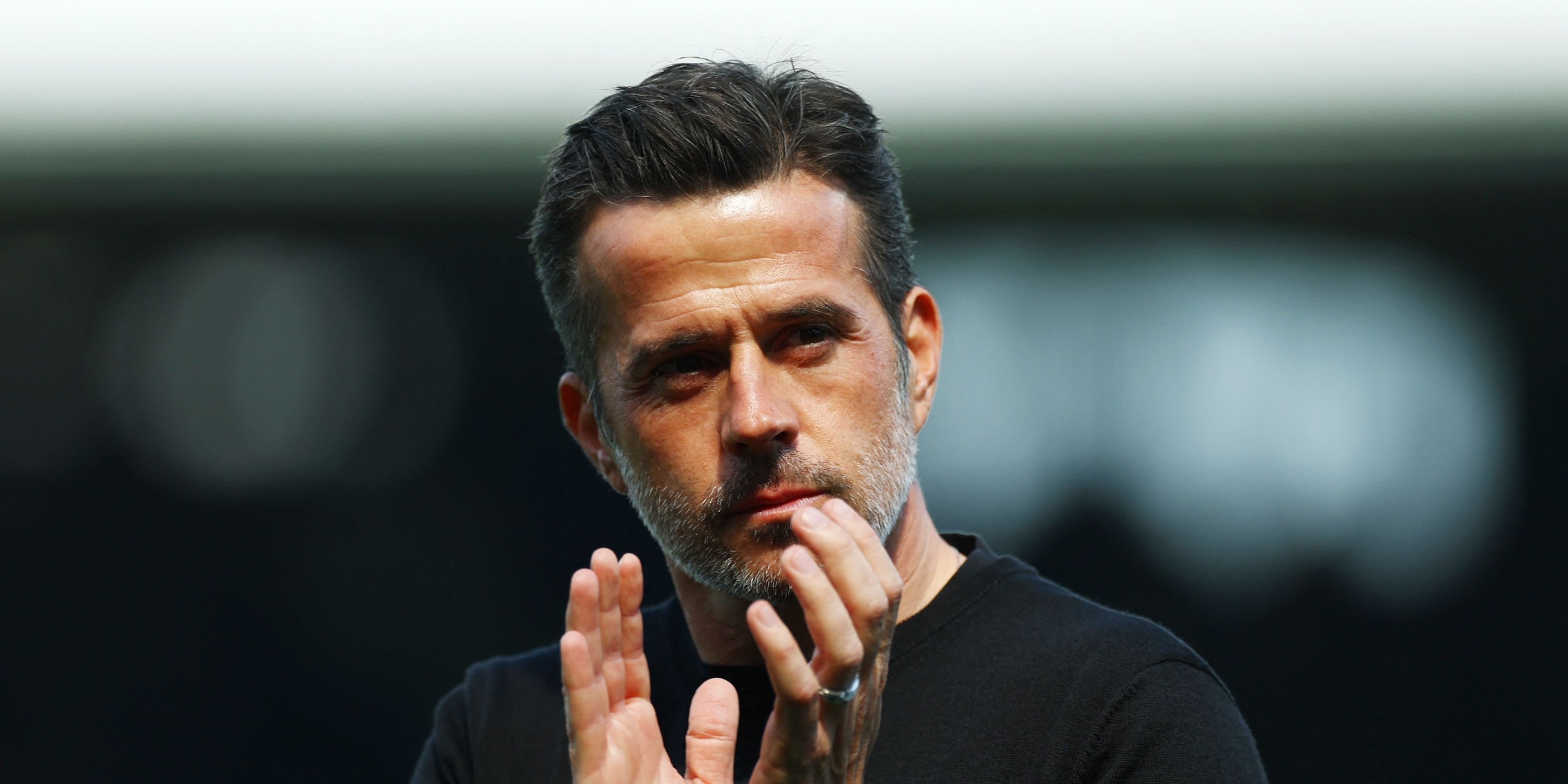 Fulham manager Marco Silva before the match