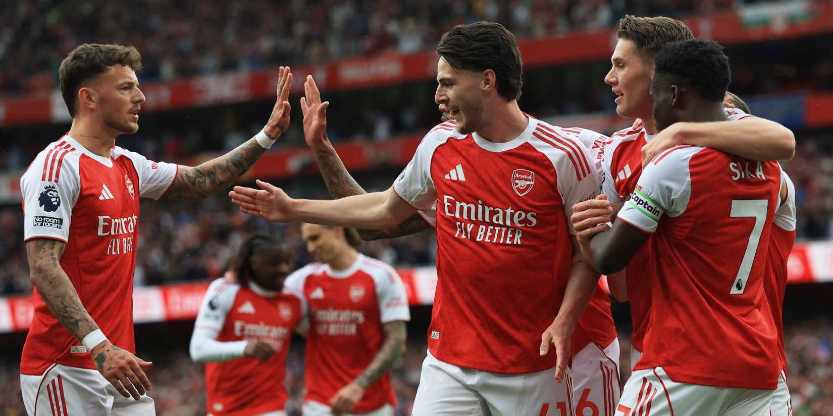 Rice-Saka-Gyokeres-Ben-White-Arsenal