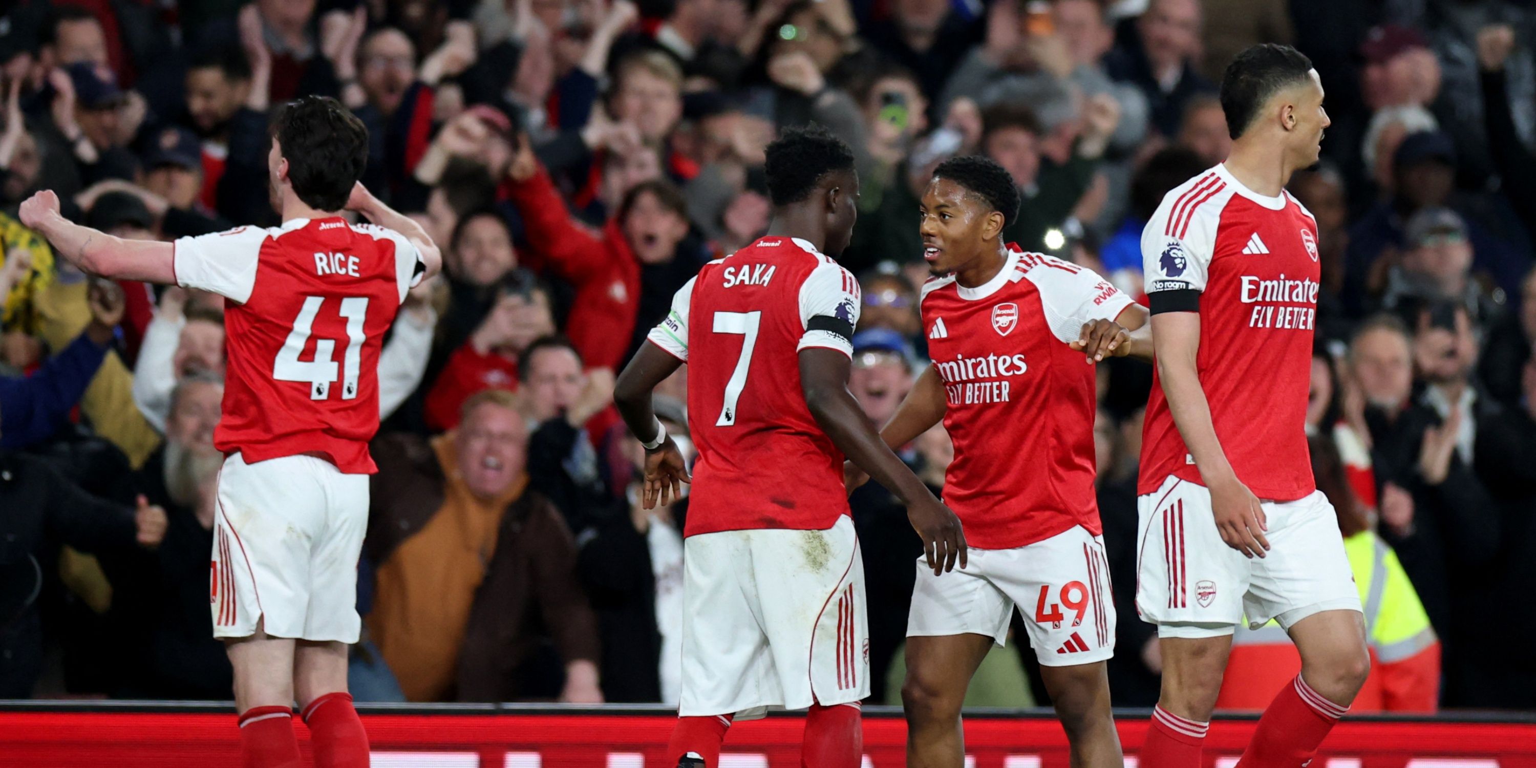 Arroz-Saka-Lewis-Skelly-Saliba-Arsenal