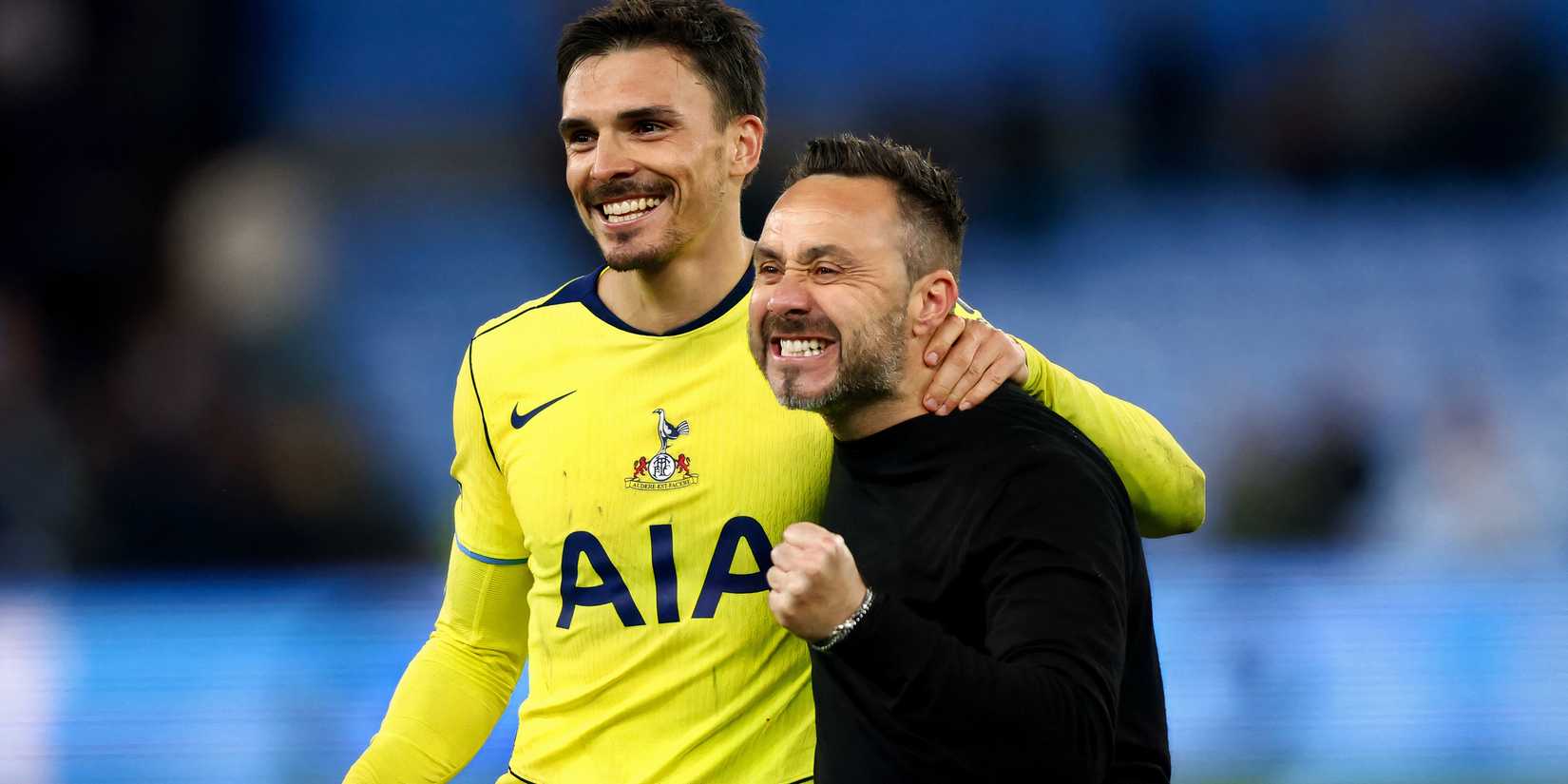 Tottenham coach Roberto De Zerbi