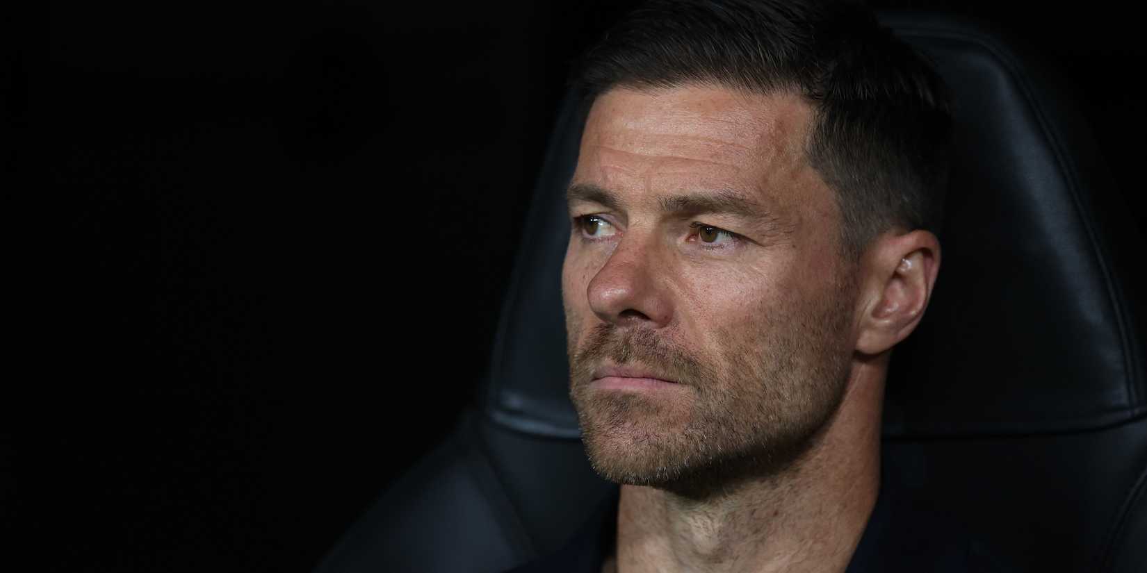 Xabi Alonso before the match