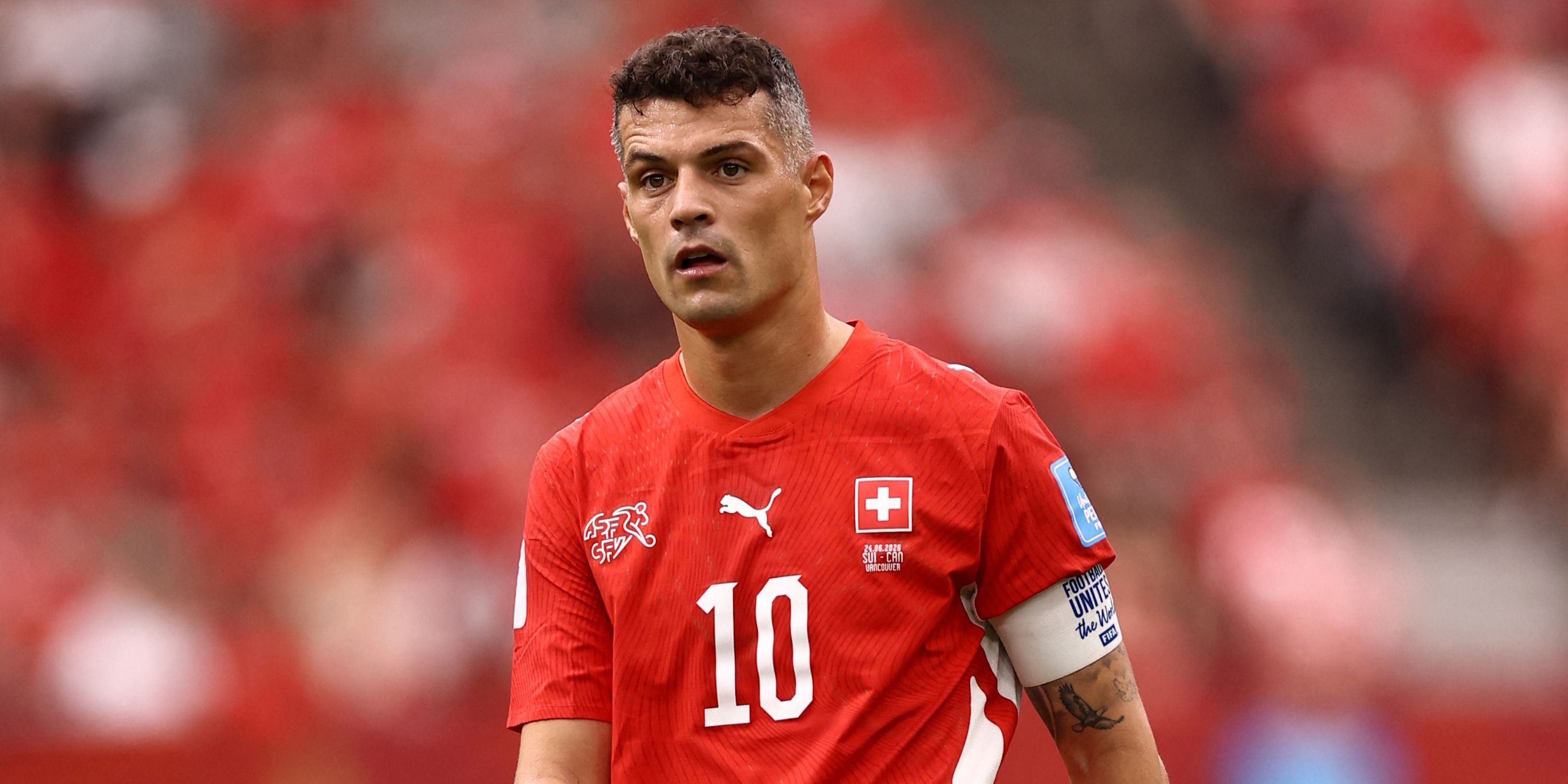  Switzerland's Granit Xhaka