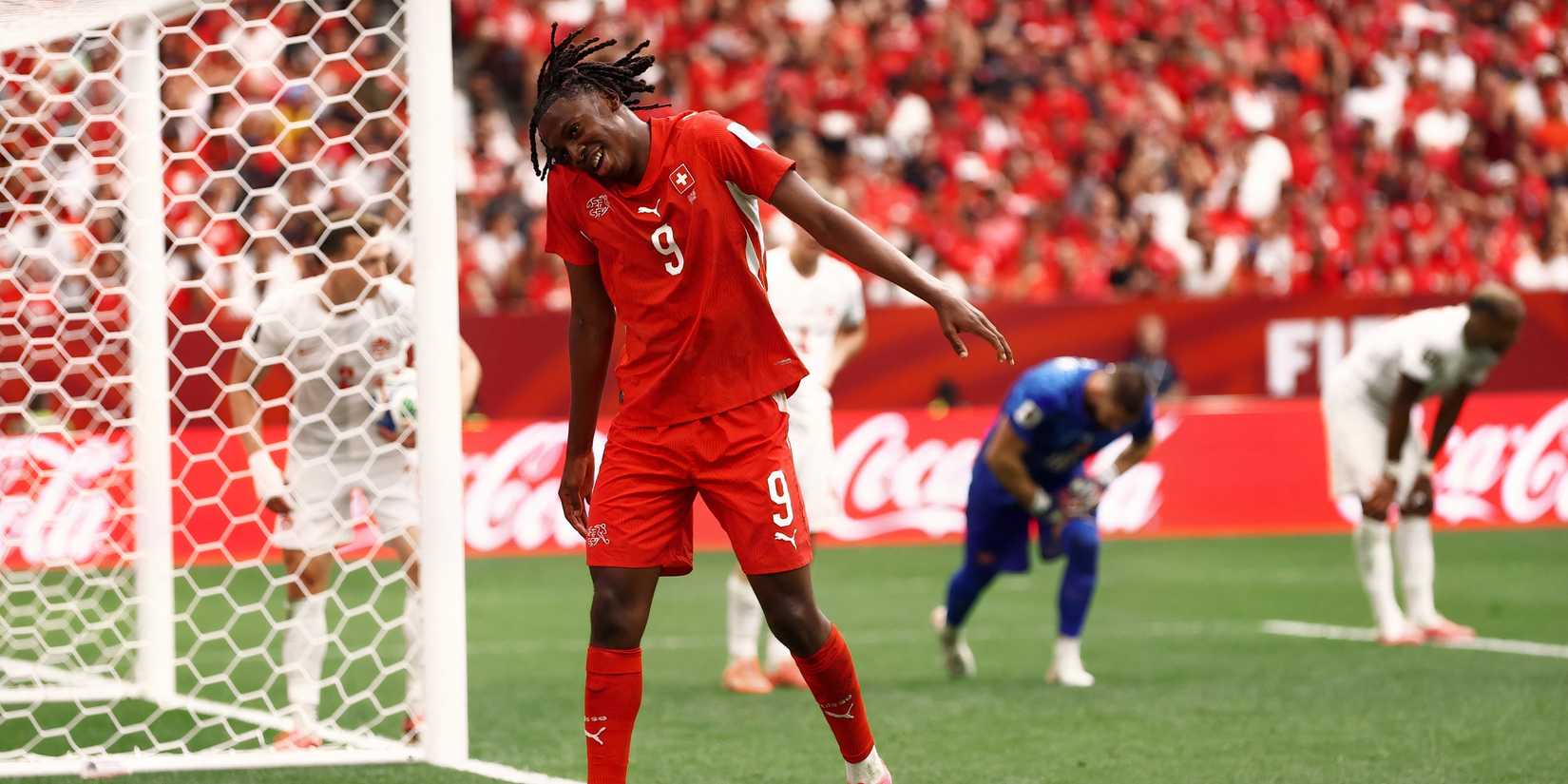 Switzerland's Johan Manzambi