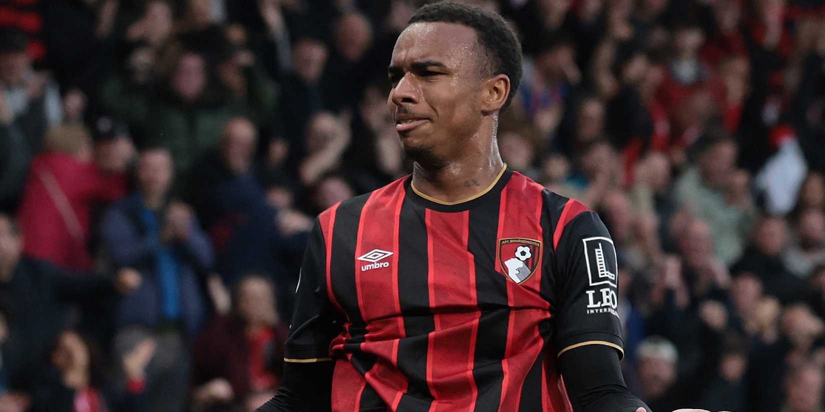 AFC Bournemouth's Junior Kroupi celebrates scoring their first goal 