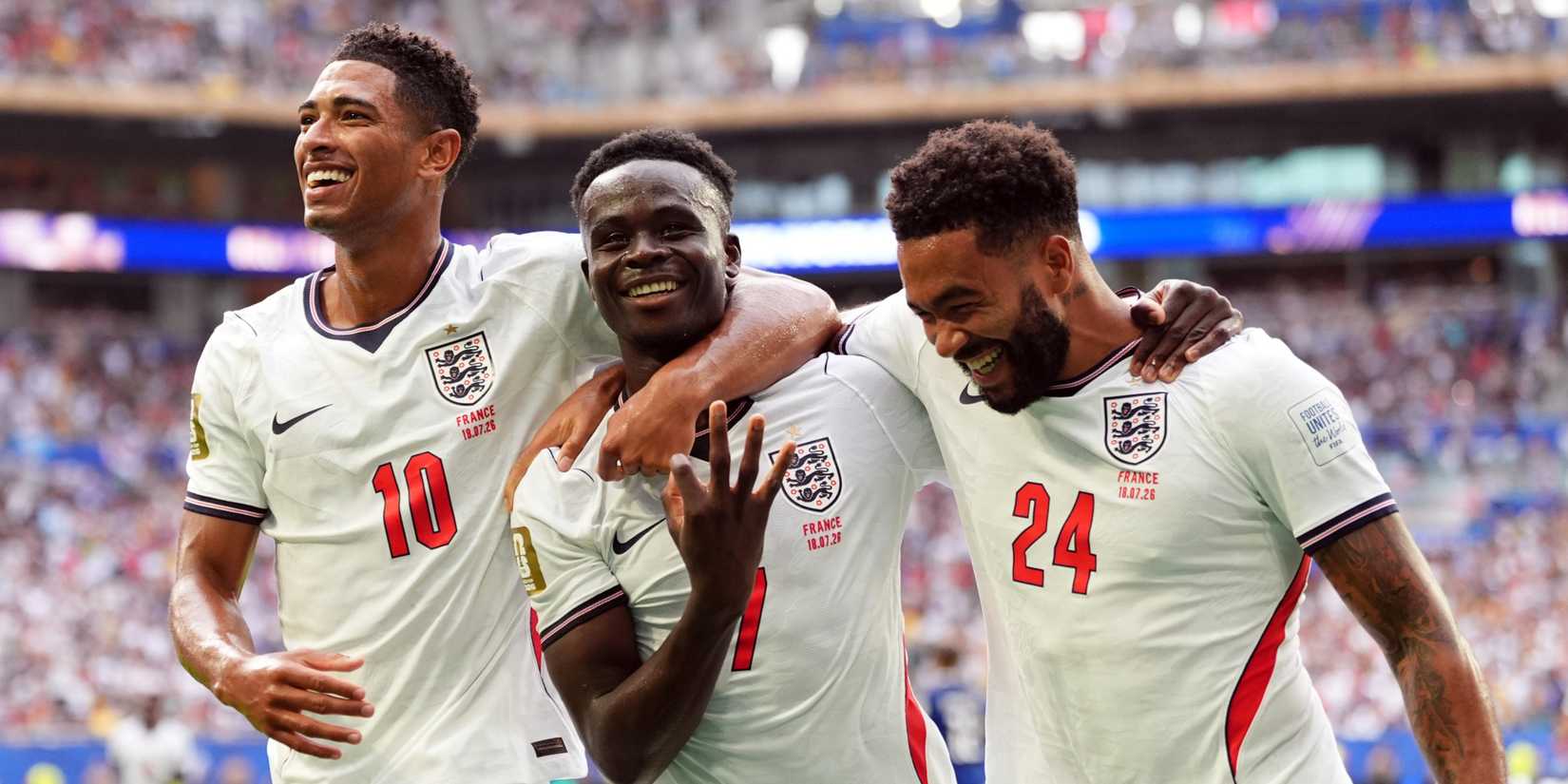 Bellingham-Saka-Rees-James-Inglaterra-Copa do Mundo