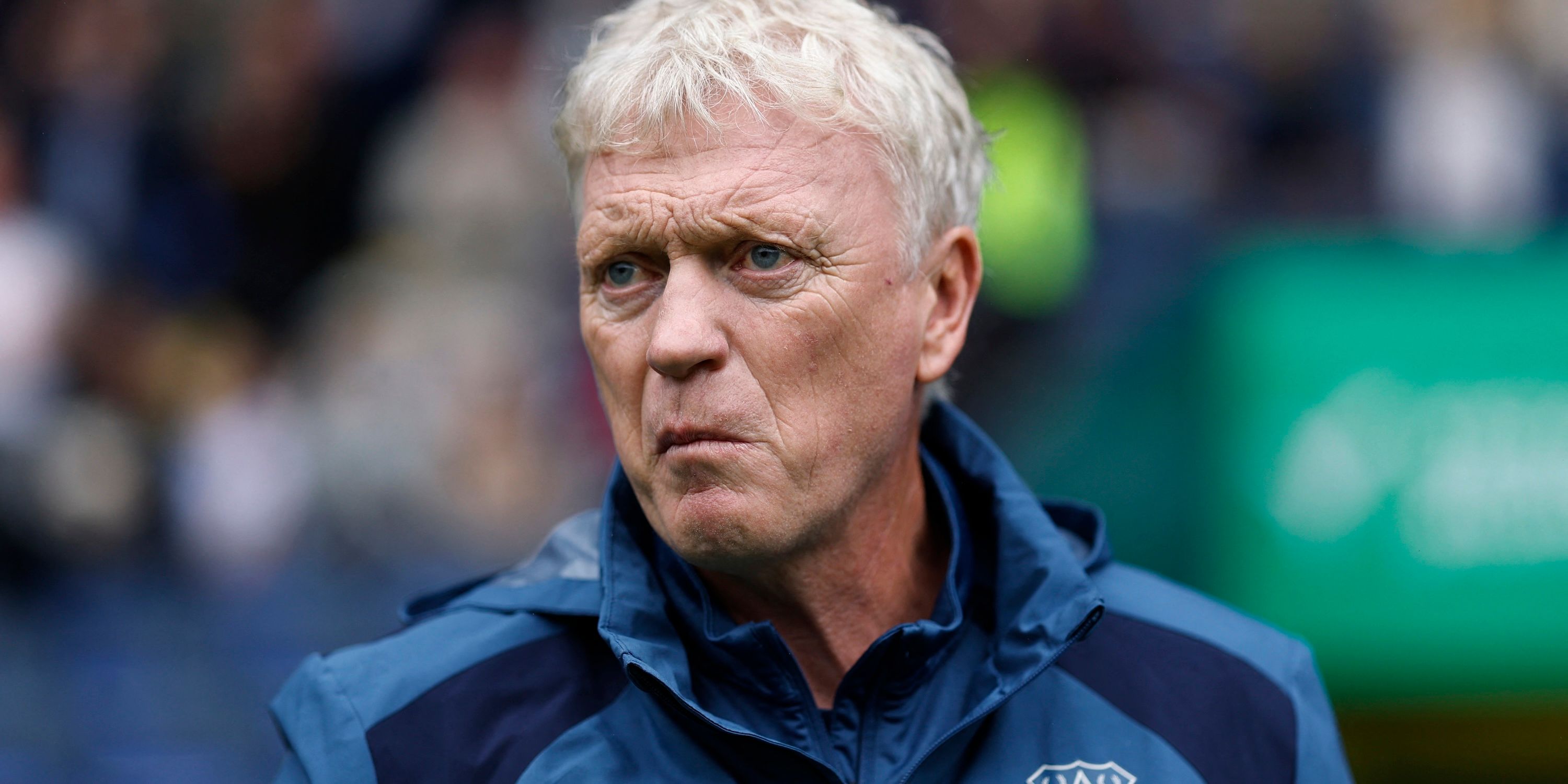 Everton manager David Moyes before the match