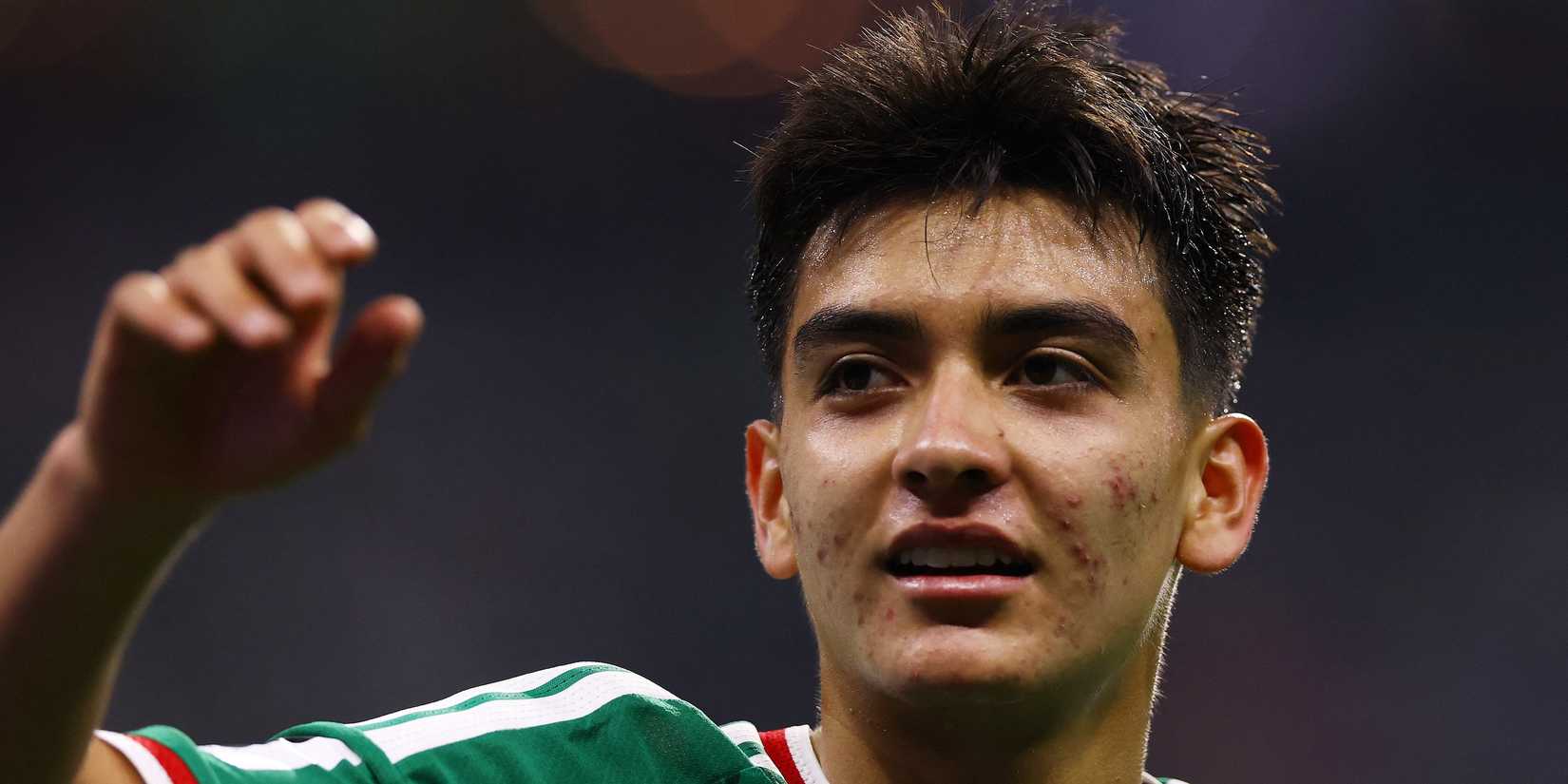 Mexico's Gilberto Mora during the match -1