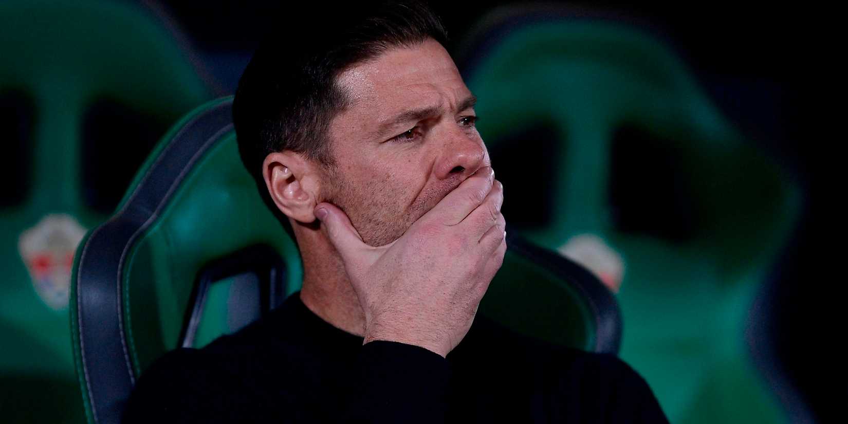 Former Real Madrid coach Xabi Alonso before the match 