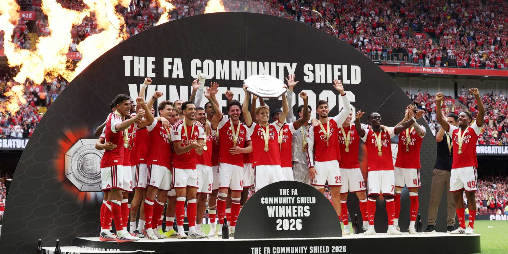 Vencedores do Arsenal Community Shield 2026