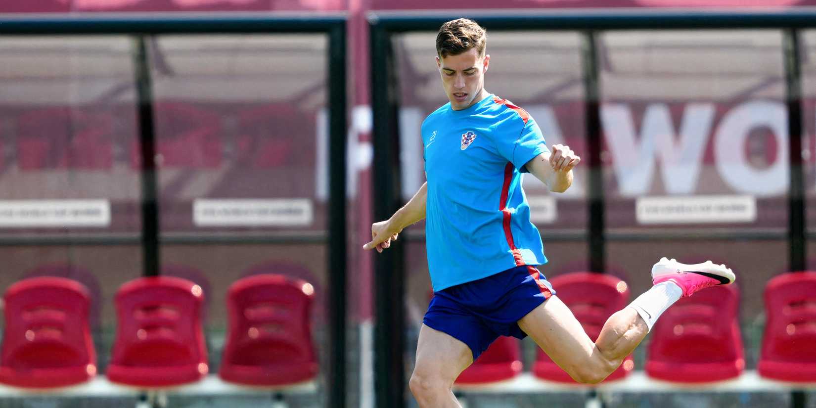 Croatia midfielder Luka Sucic 