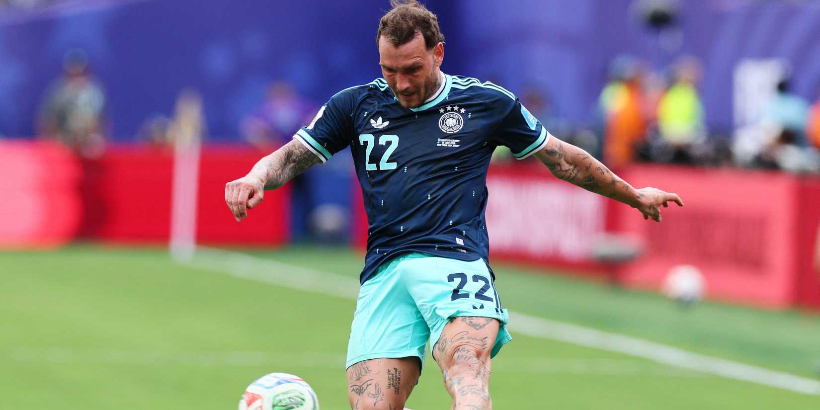 Germany's David Raum in action