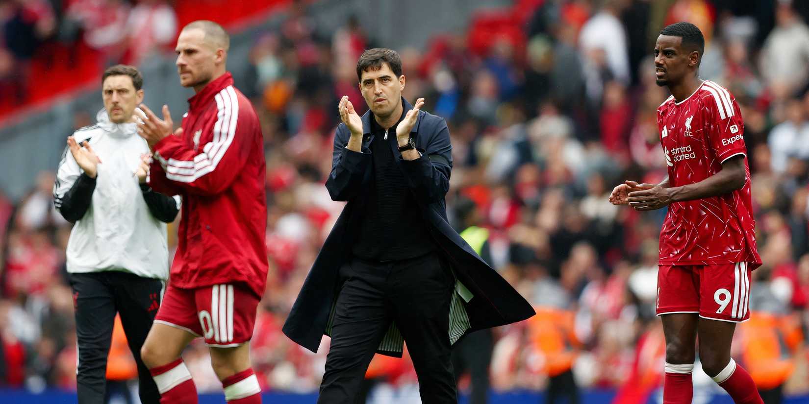 Andoni Iraola, técnico do Liverpool