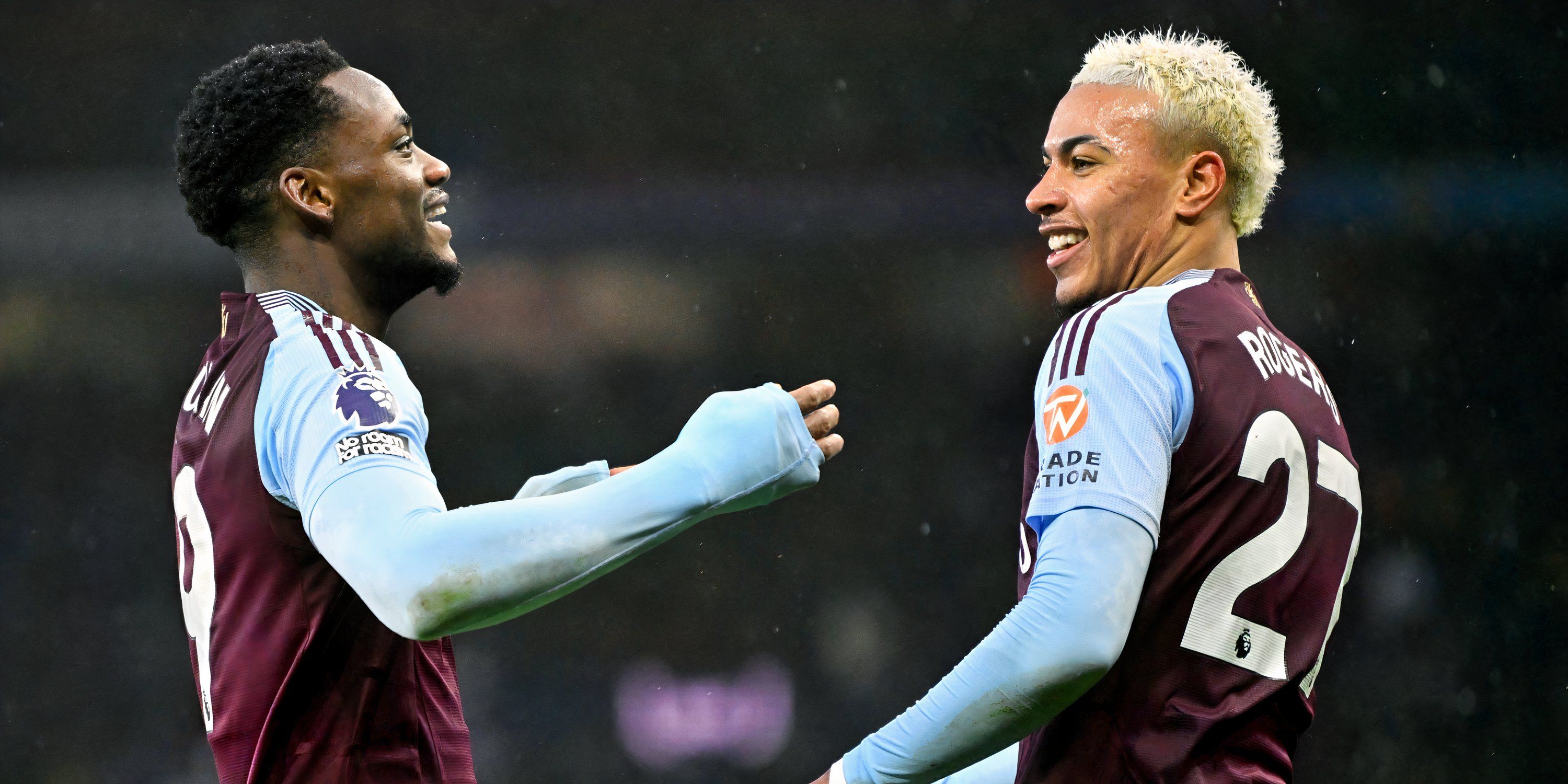 Morgan Rogers and Jhon Duran for Aston Villa