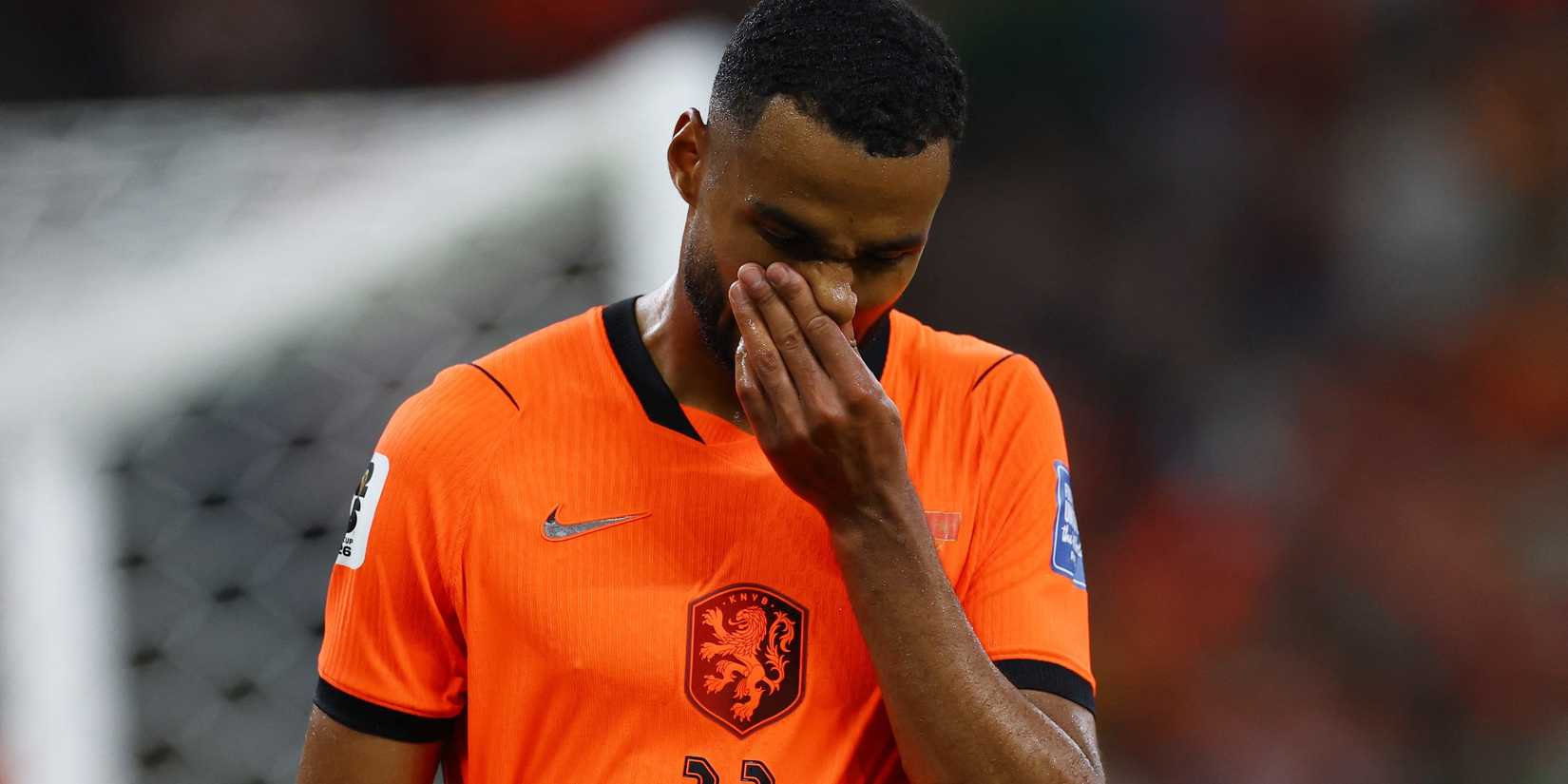 Netherlands' Cody Gakpo reacts