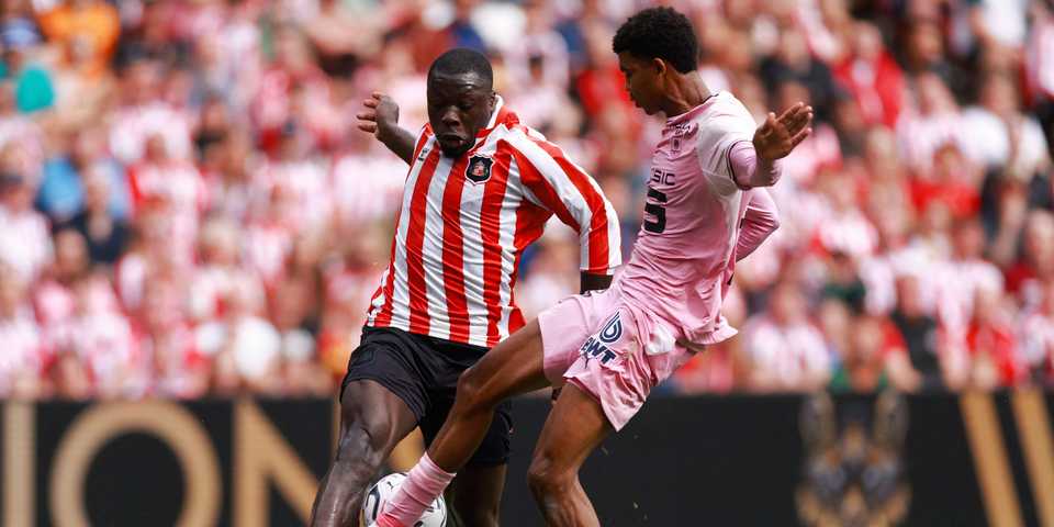 Sunderland striker Brian Brobbey