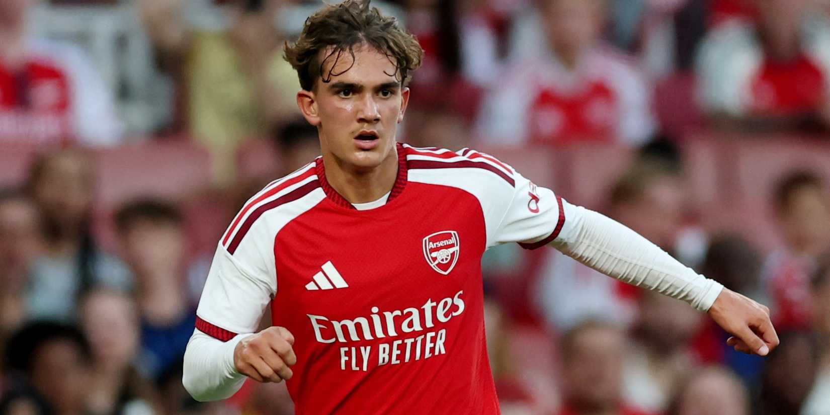 Arsenal's Max Dowman in action