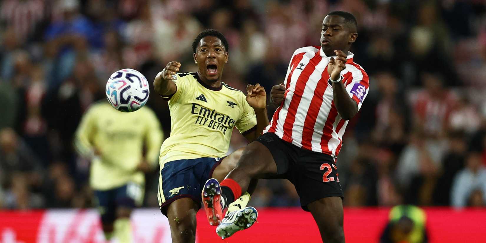 Arsenal's Myles Lewis-Skelly vs Sunderland
