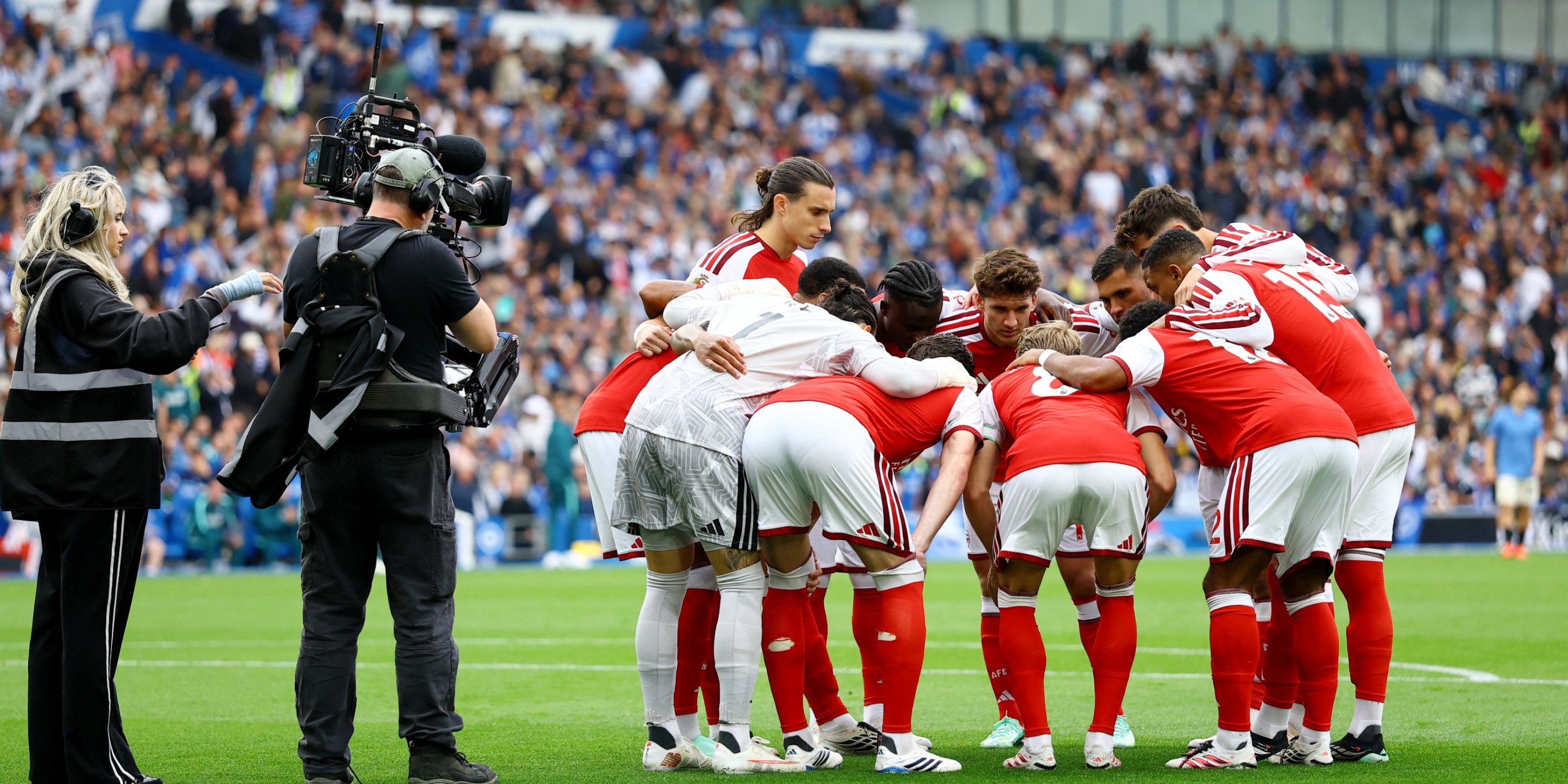 Arsenal team vs Brighton