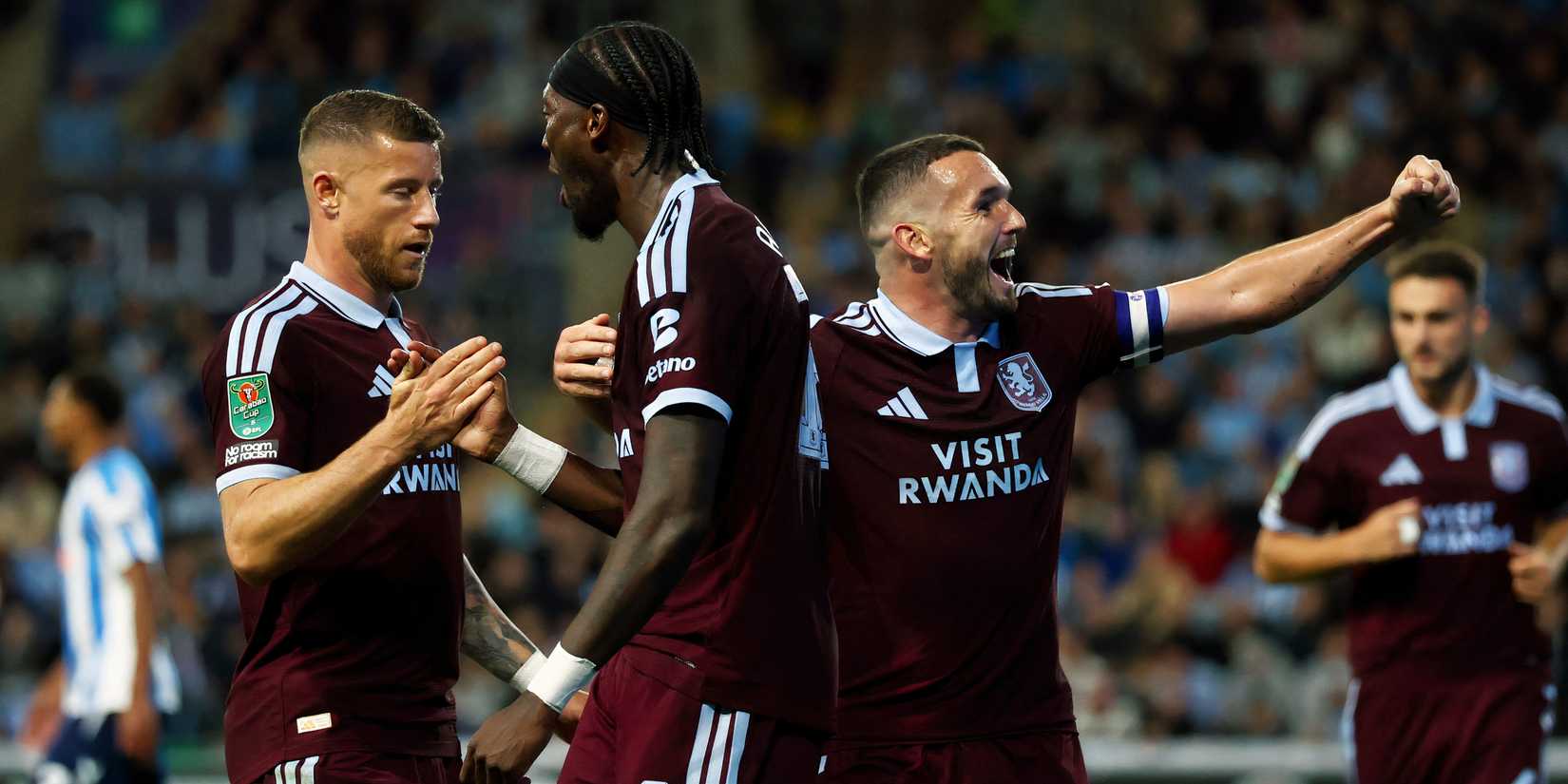 Aston Villa celebrate