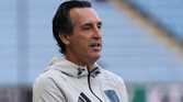 Aston Villa manager Unai Emery before the match 
