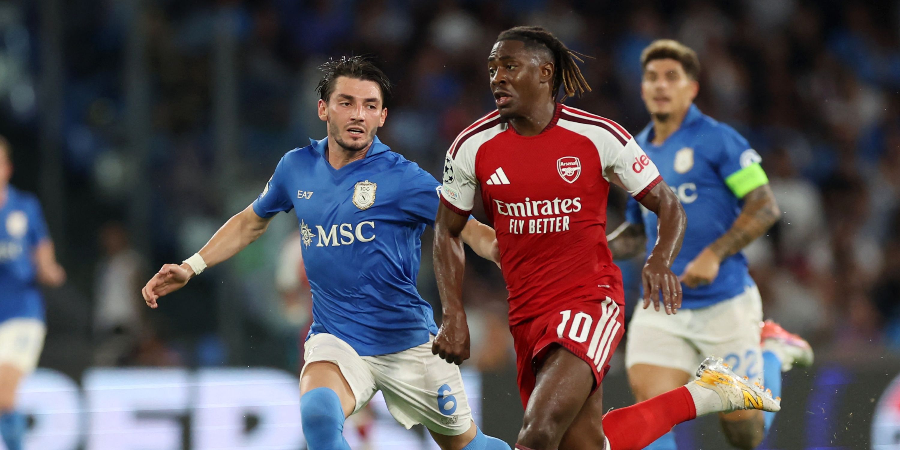 Eberechi Eze and Billy Gilmour
