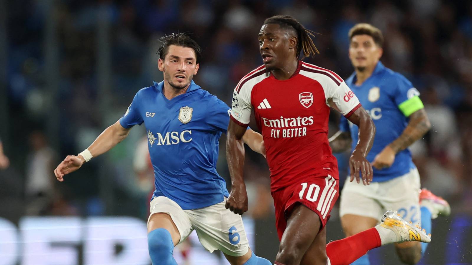 A big problem: 4/10 Arsenal star was on par with Eze in Naples