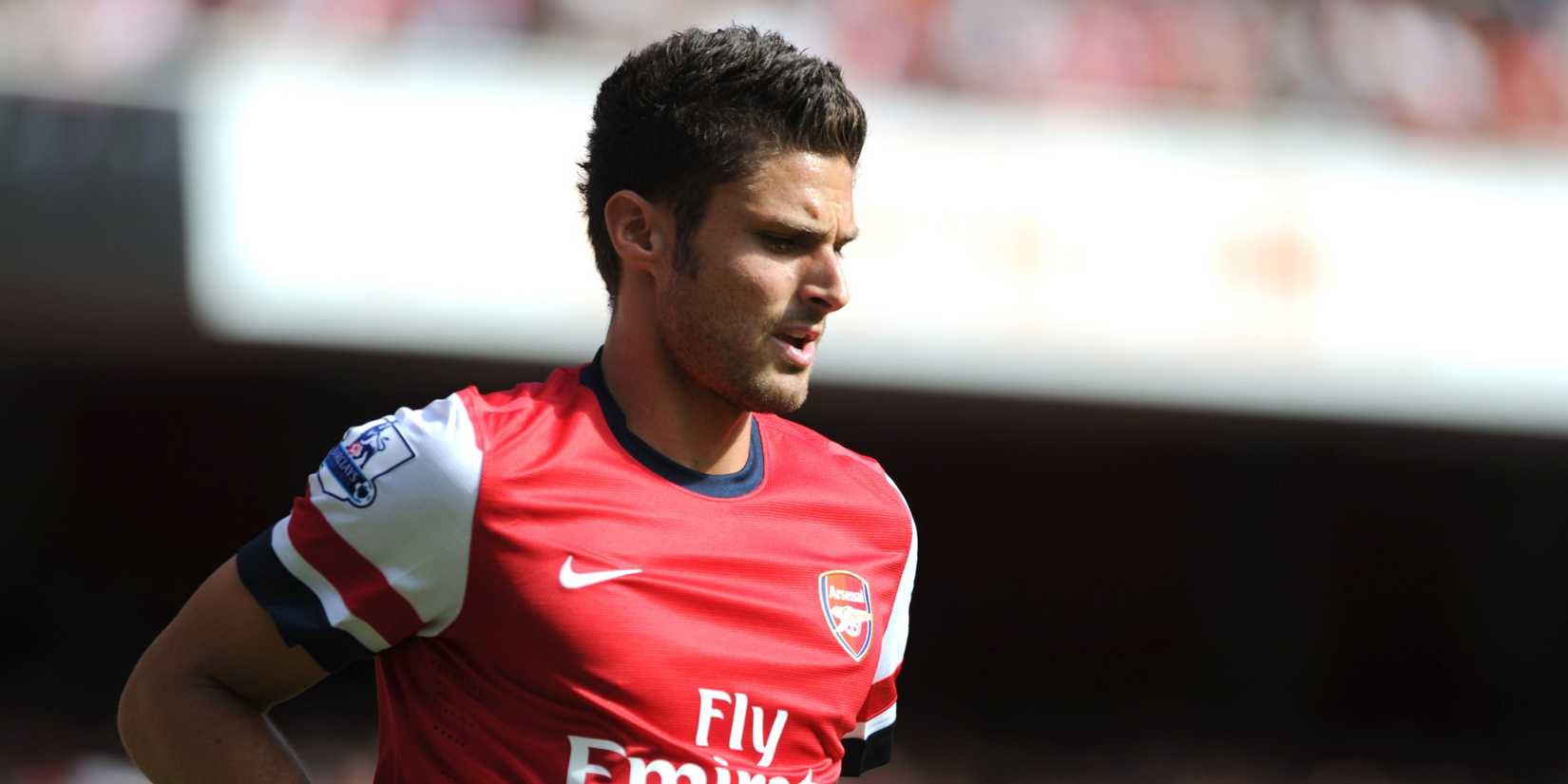 Giroud at Arsenal in 2012
