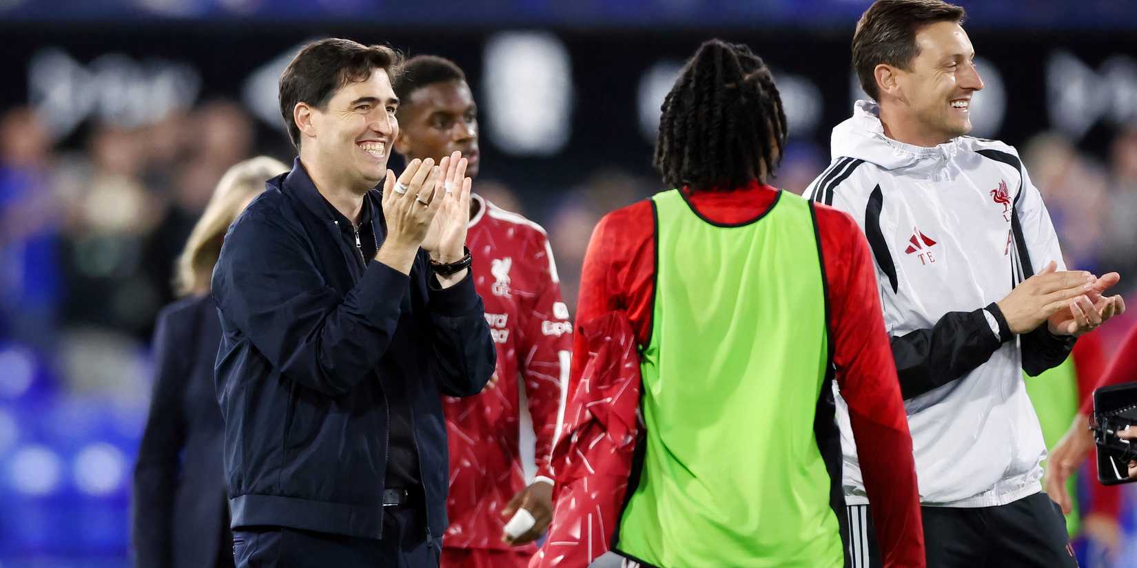 Liverpool head coach Andoni Iraola